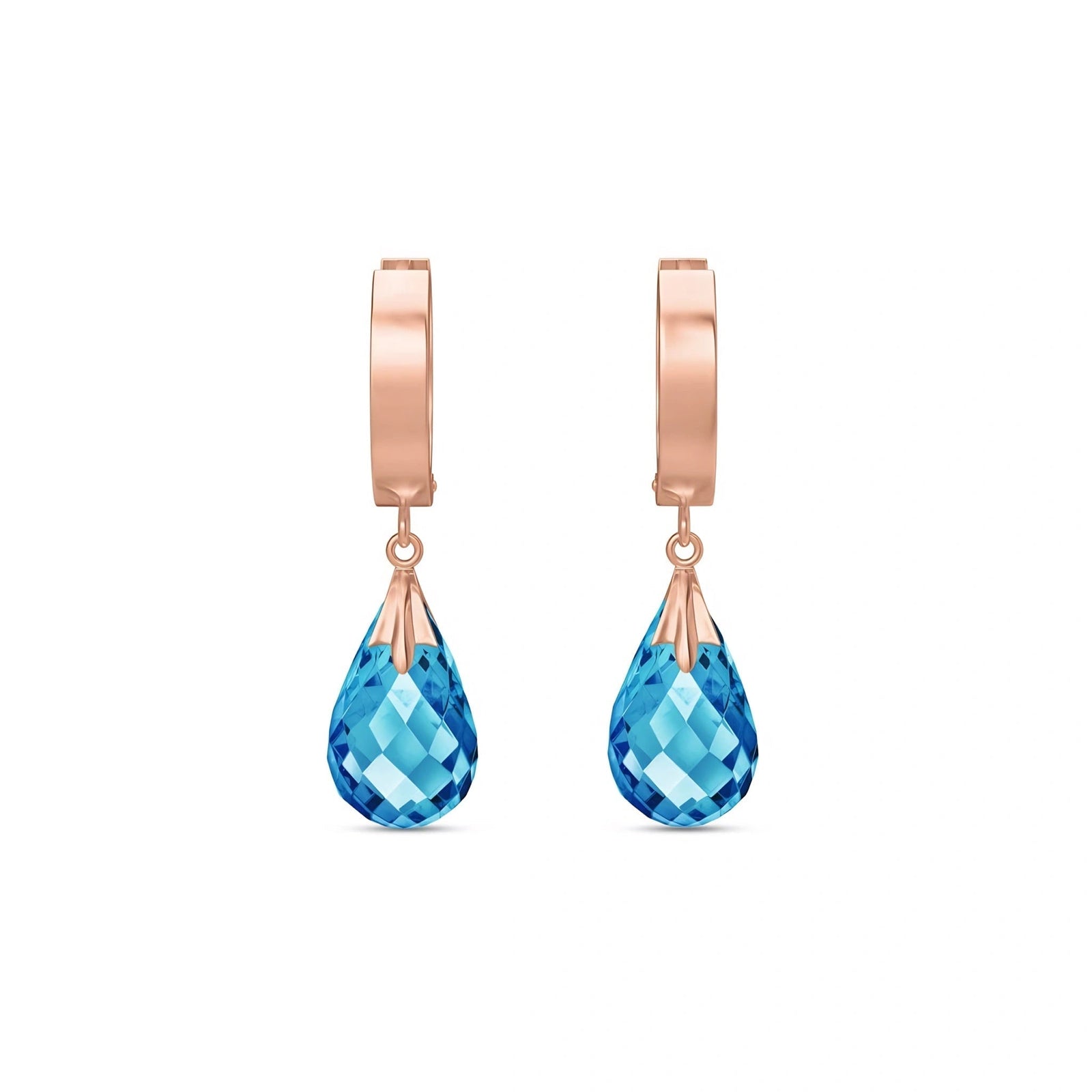 Rose Gold Blue Topaz — Mariaegle