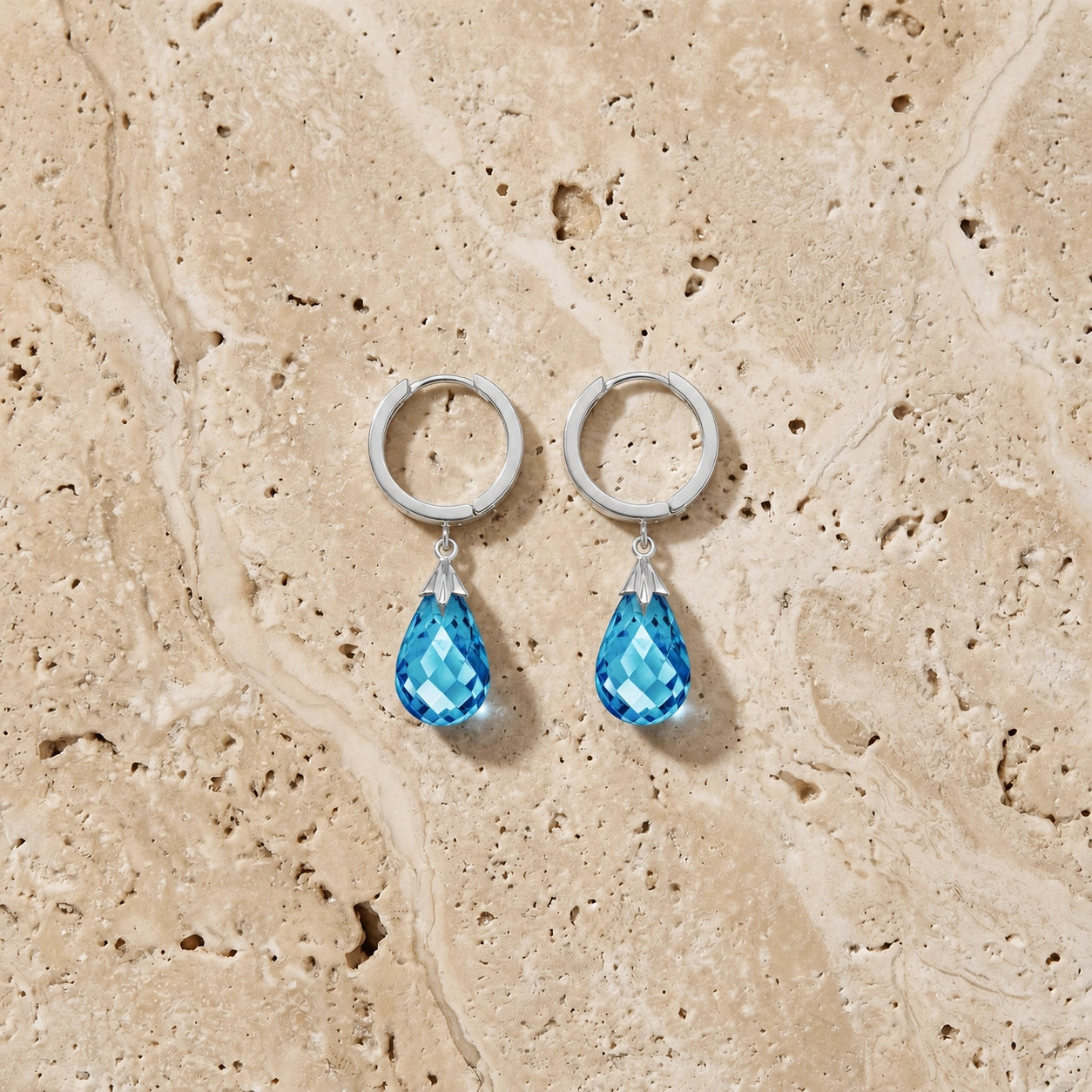 White Gold Blue Topaz — Mariaegle