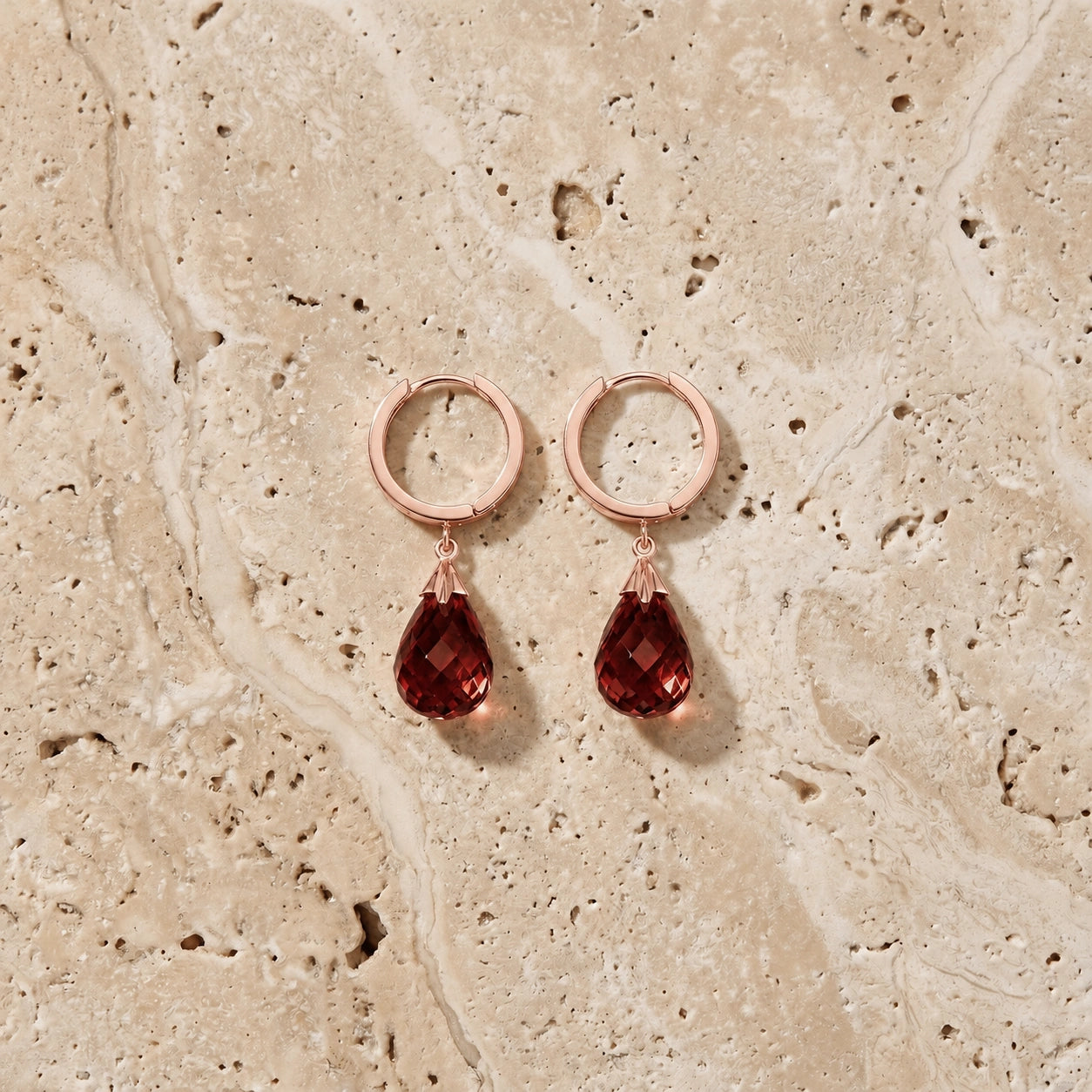 Rose Gold Garnet — Mariaegle
