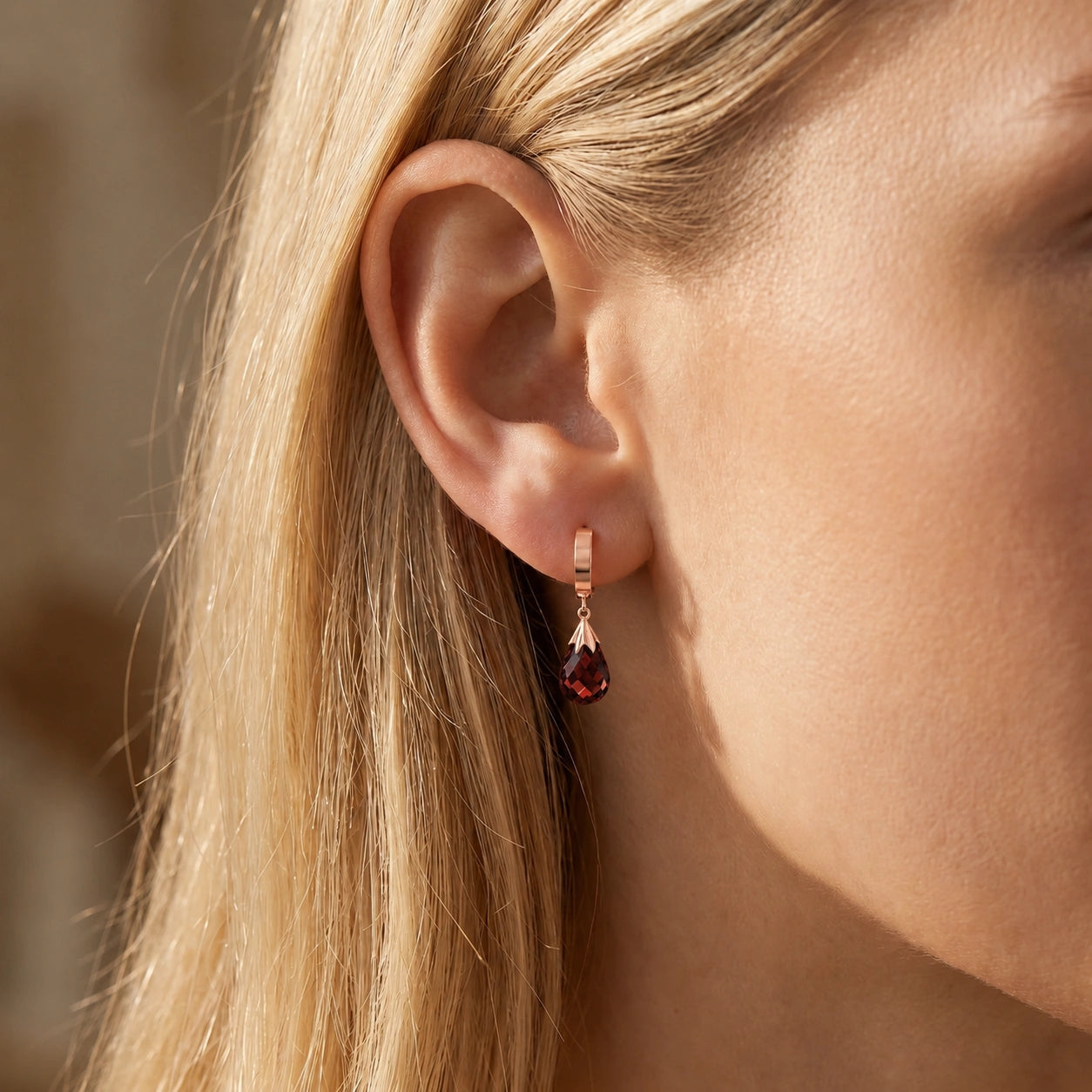 Rose Gold Garnet — Mariaegle