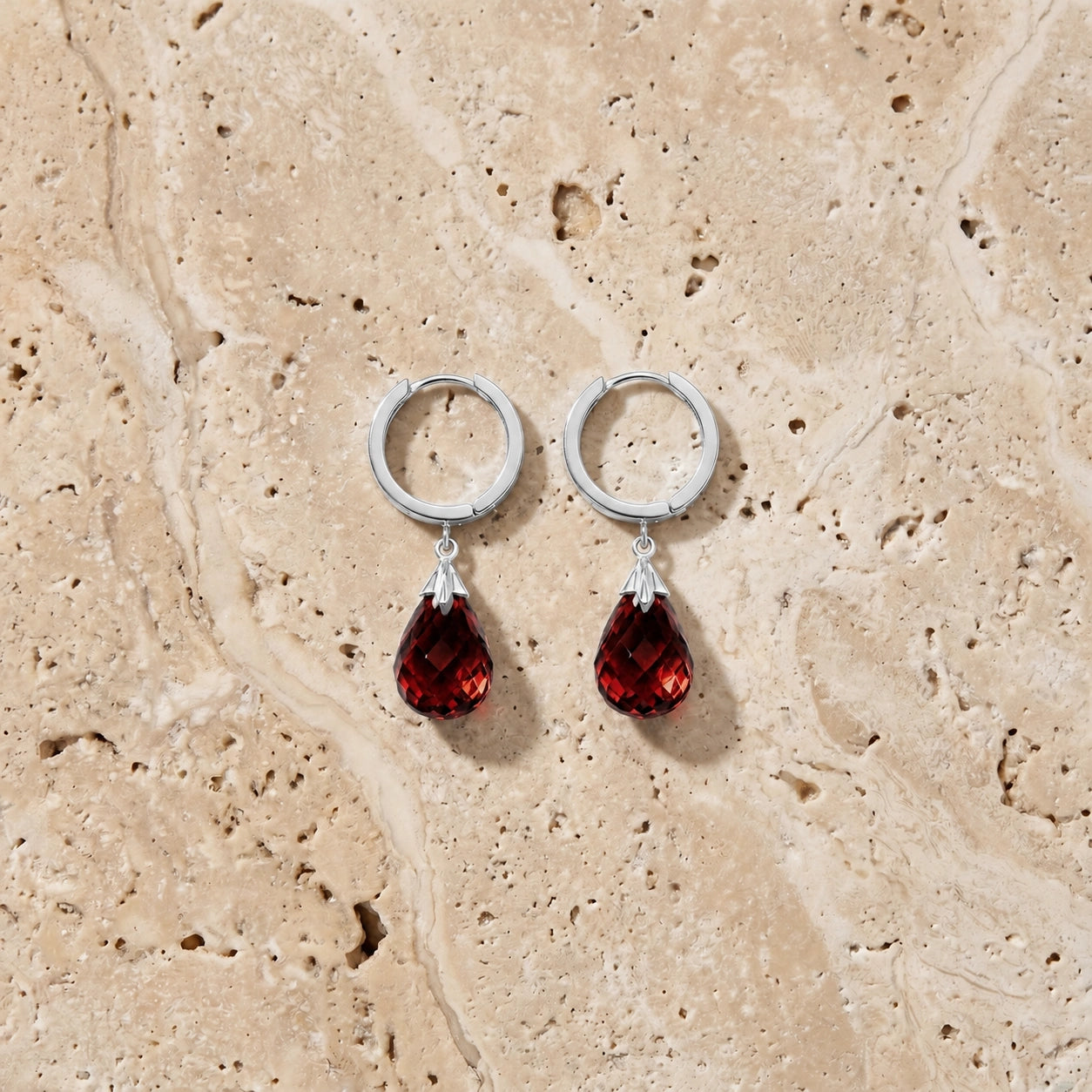 White Gold Garnet — Mariaegle