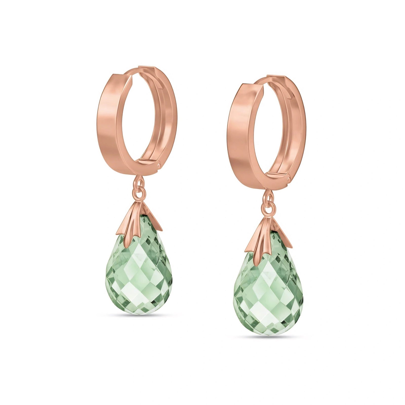 Rose Gold Green Amethyst — Mariaegle
