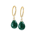Yellow Gold Emerald & Diamond — Mariaelena