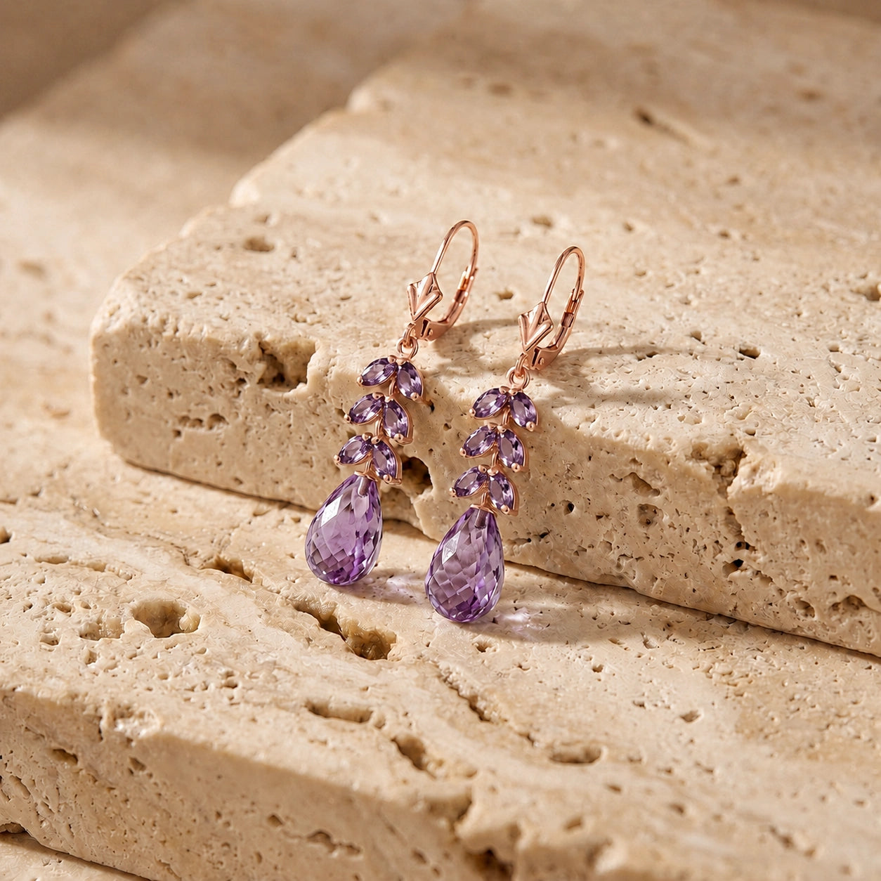 Rose Gold Amethyst — Mariaeleonora