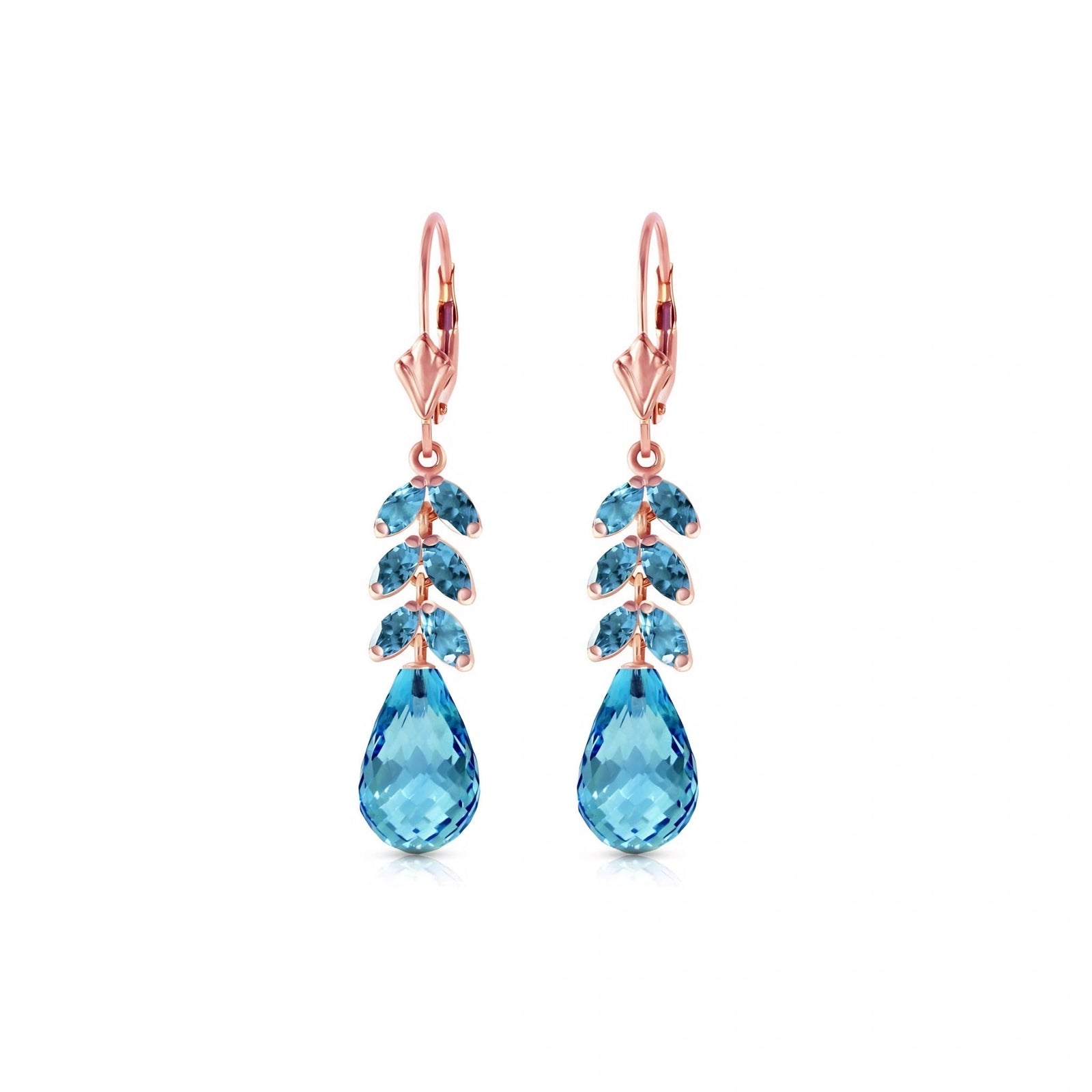 Rose Gold Blue Topaz — Mariaeleonora