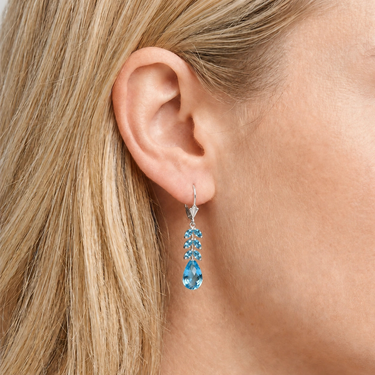 White Gold Blue Topaz — Mariaeleonora