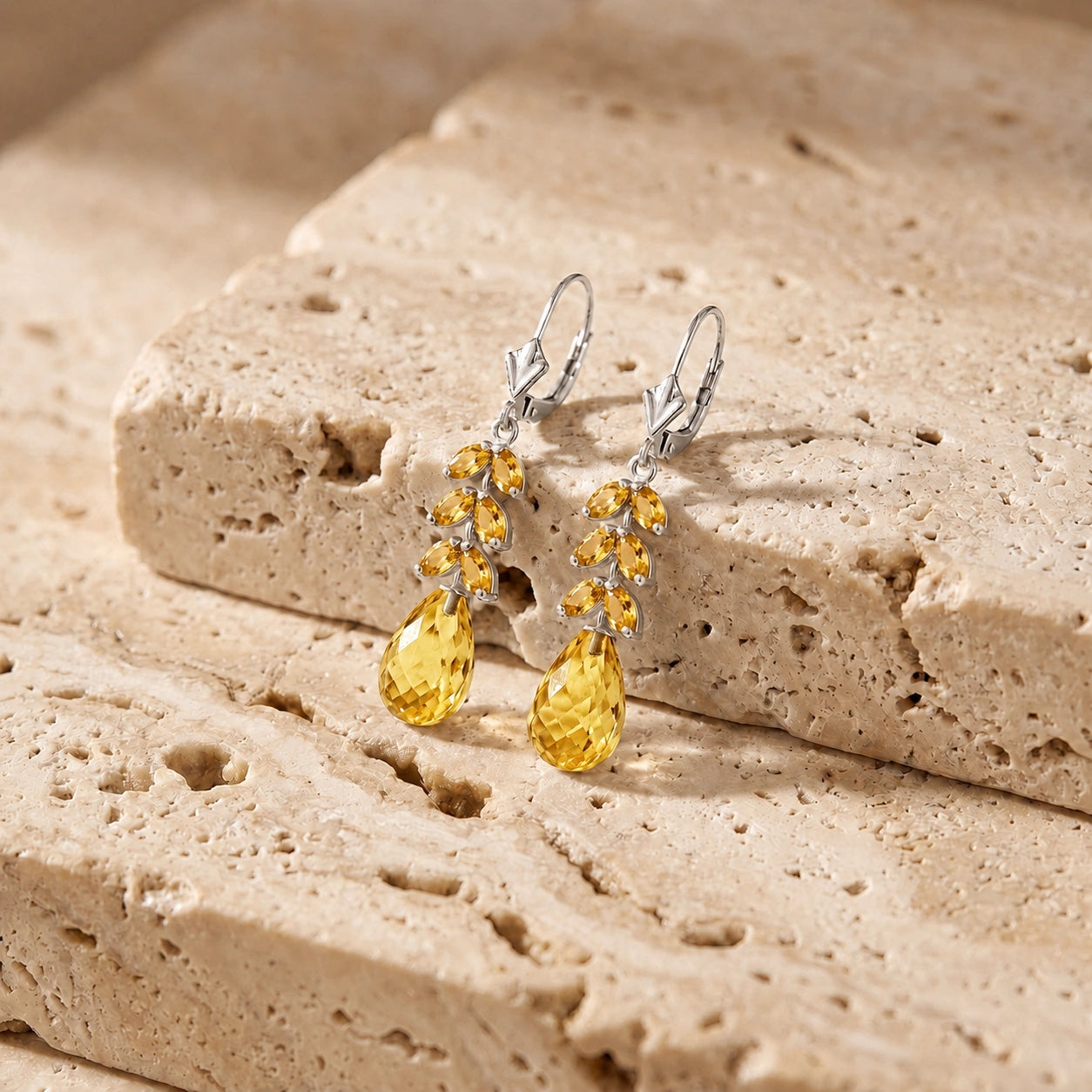 White Gold Citrine — Mariaeleonora