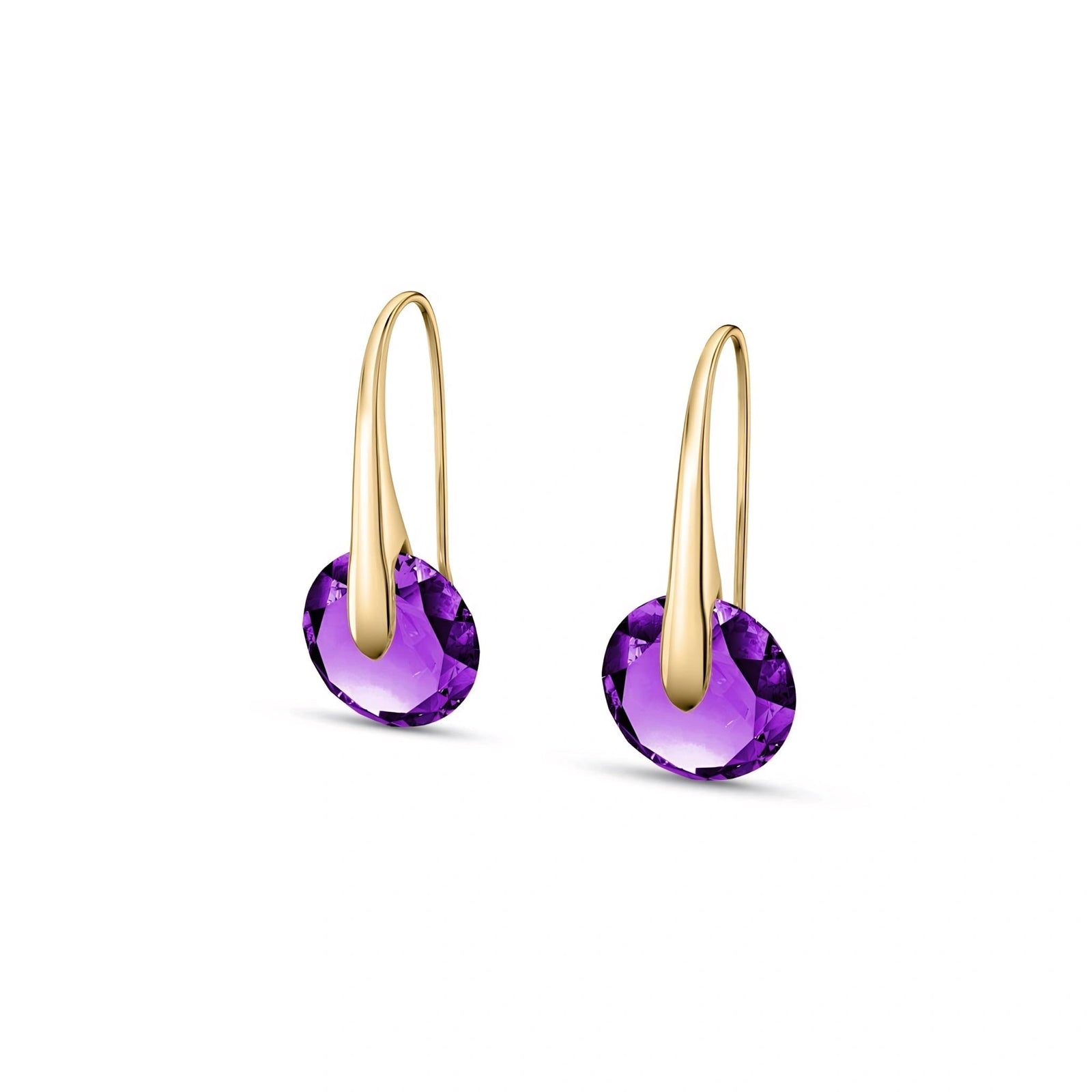 Yellow Gold Amethyst — Mariaelisabetta