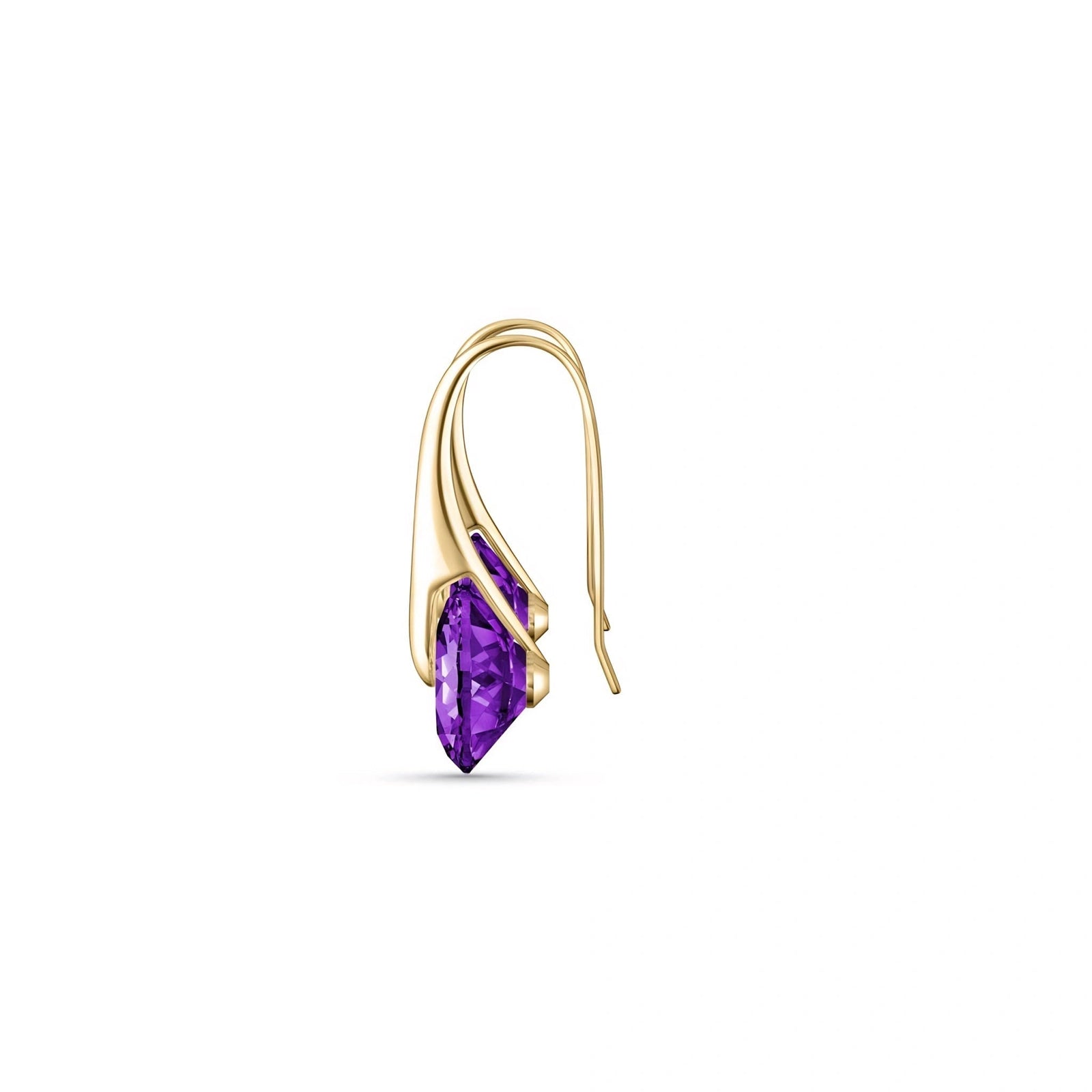 Yellow Gold Amethyst — Mariaelisabetta