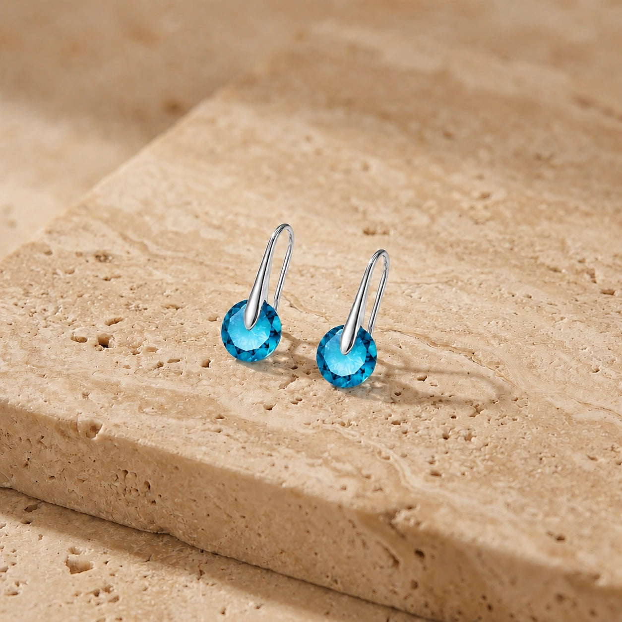 White Gold Blue Topaz — Mariaelisabetta