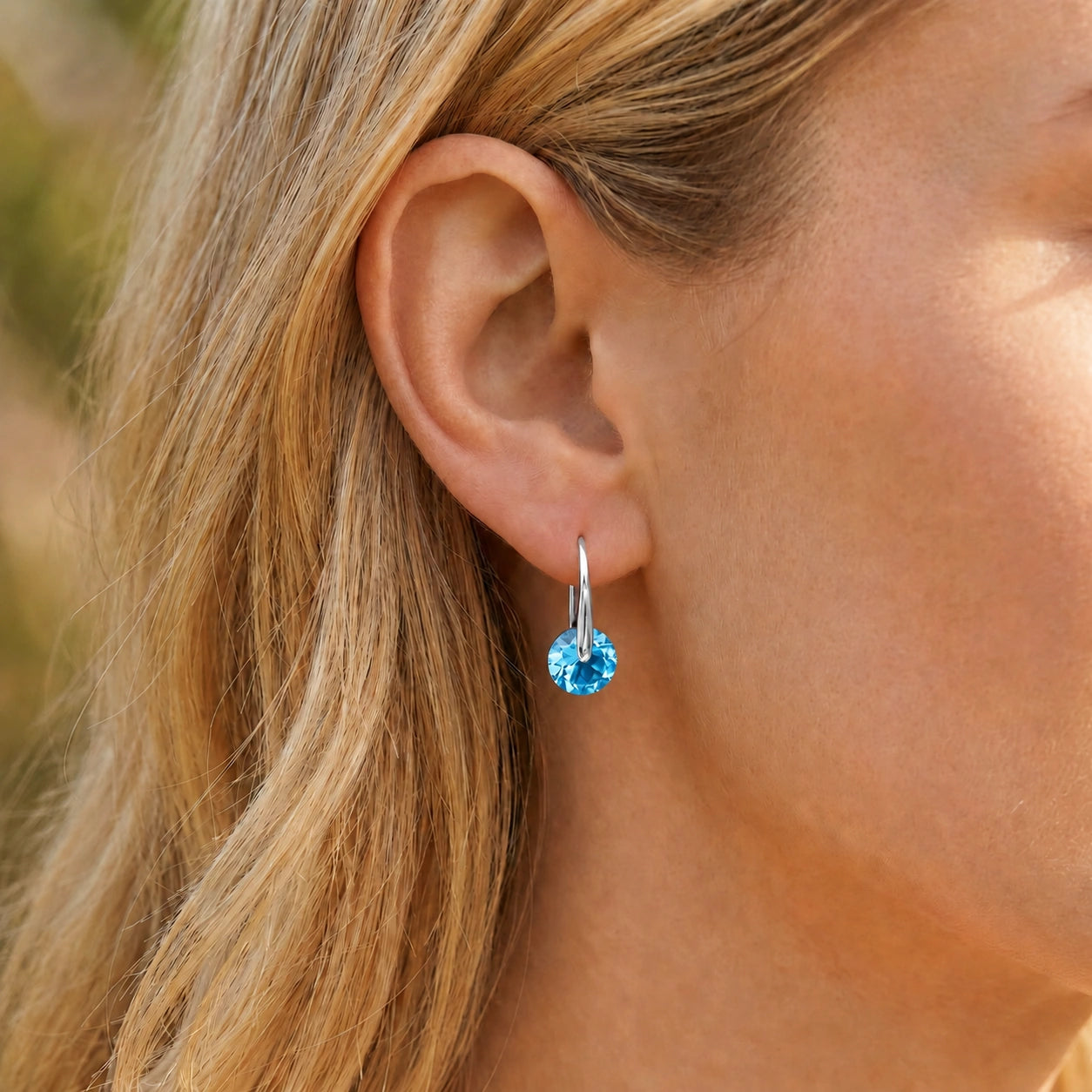 White Gold Blue Topaz — Mariaelisabetta