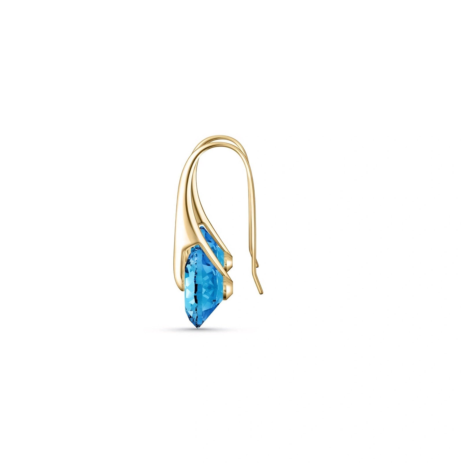 Yellow Gold Blue Topaz — Mariaelisabetta