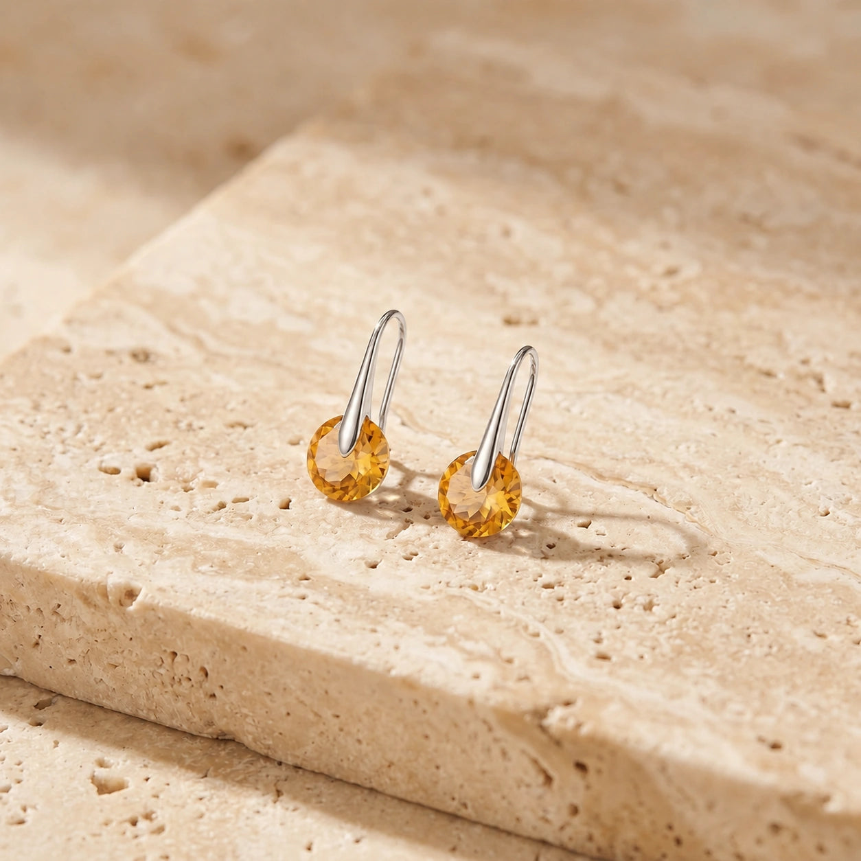 White Gold Citrine — Mariaelisabetta