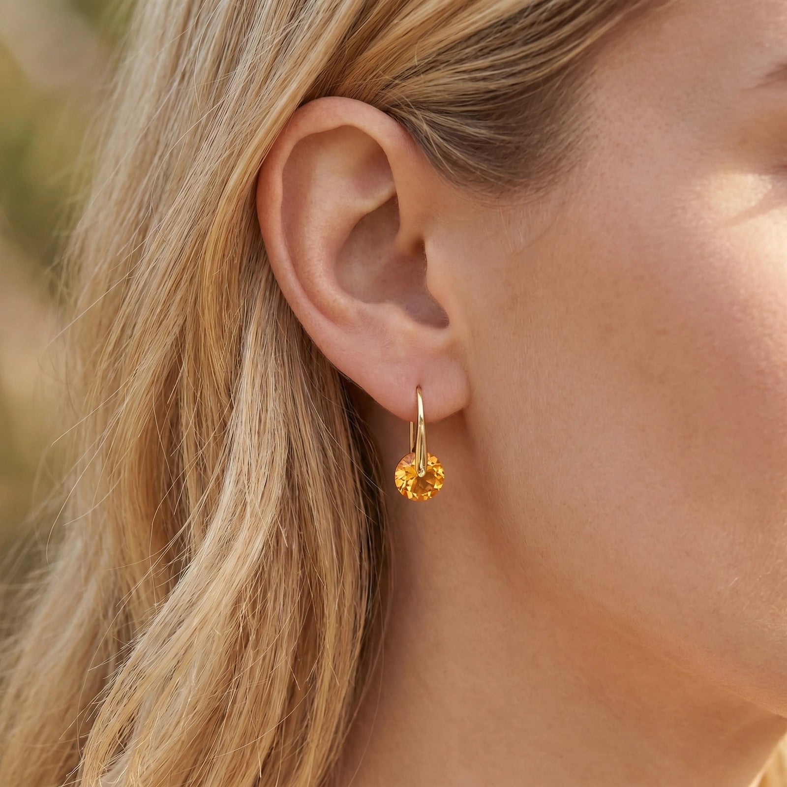 Yellow Gold Citrine — Mariaelisabetta
