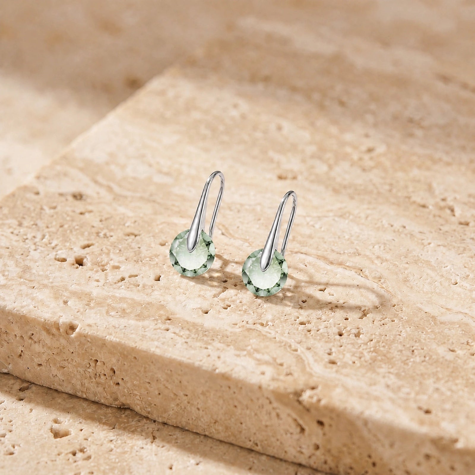 White Gold Green Amethyst — Mariaelisabetta