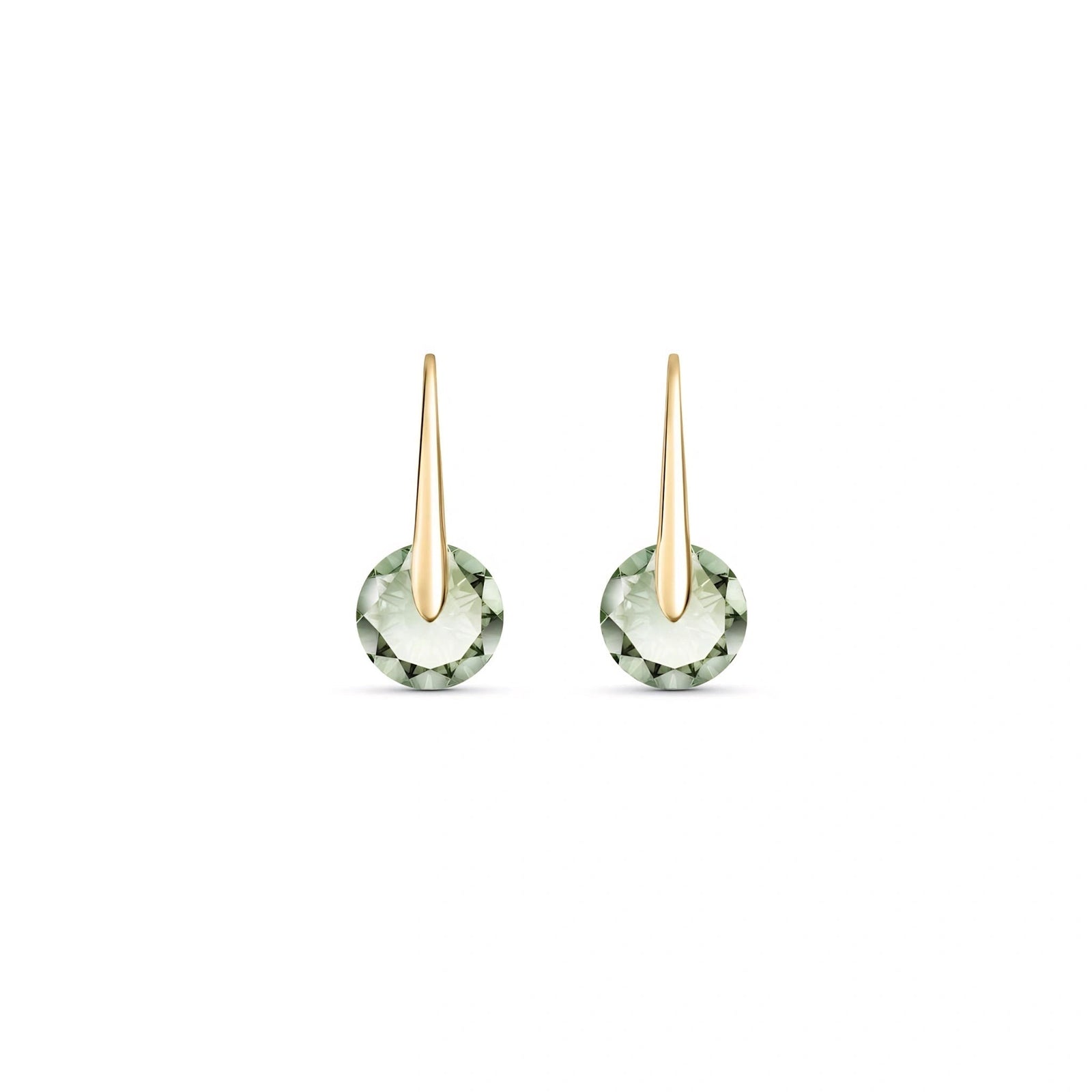 Yellow Gold Green Amethyst — Mariaelisabetta