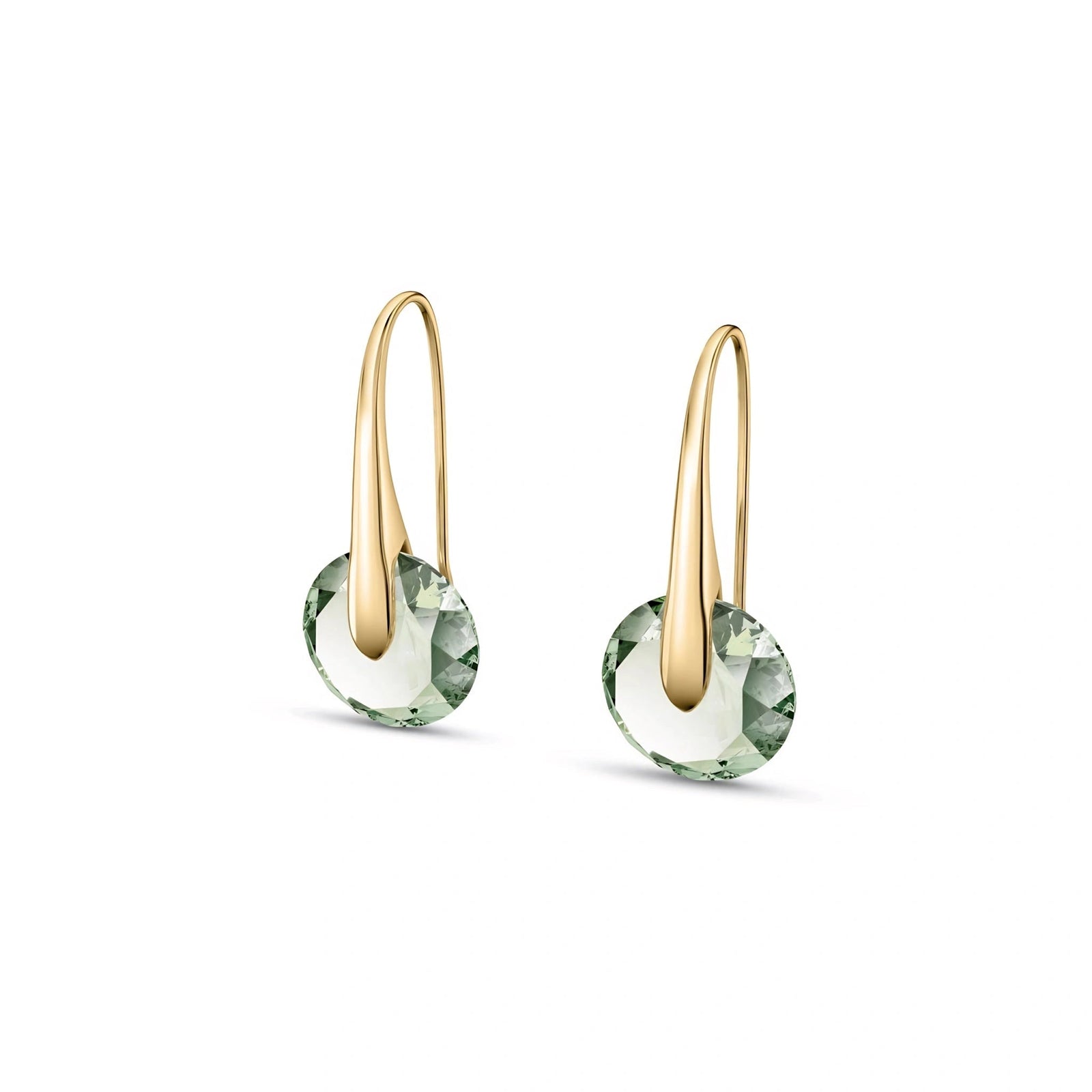 Yellow Gold Green Amethyst — Mariaelisabetta