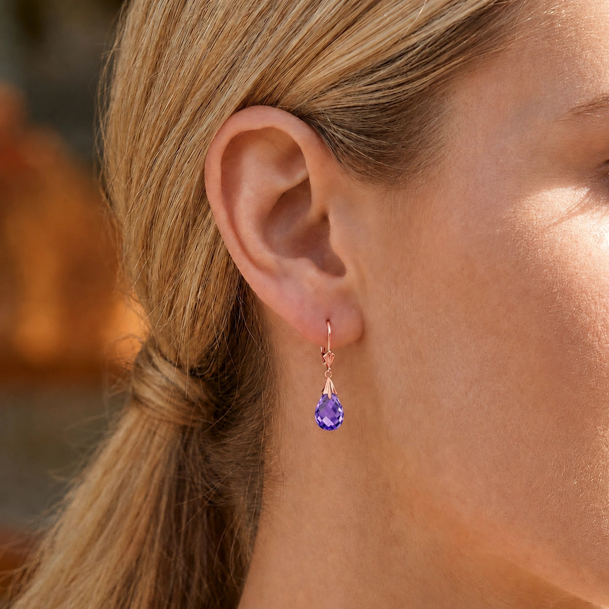 Rose Gold Amethyst — Mariaelvira
