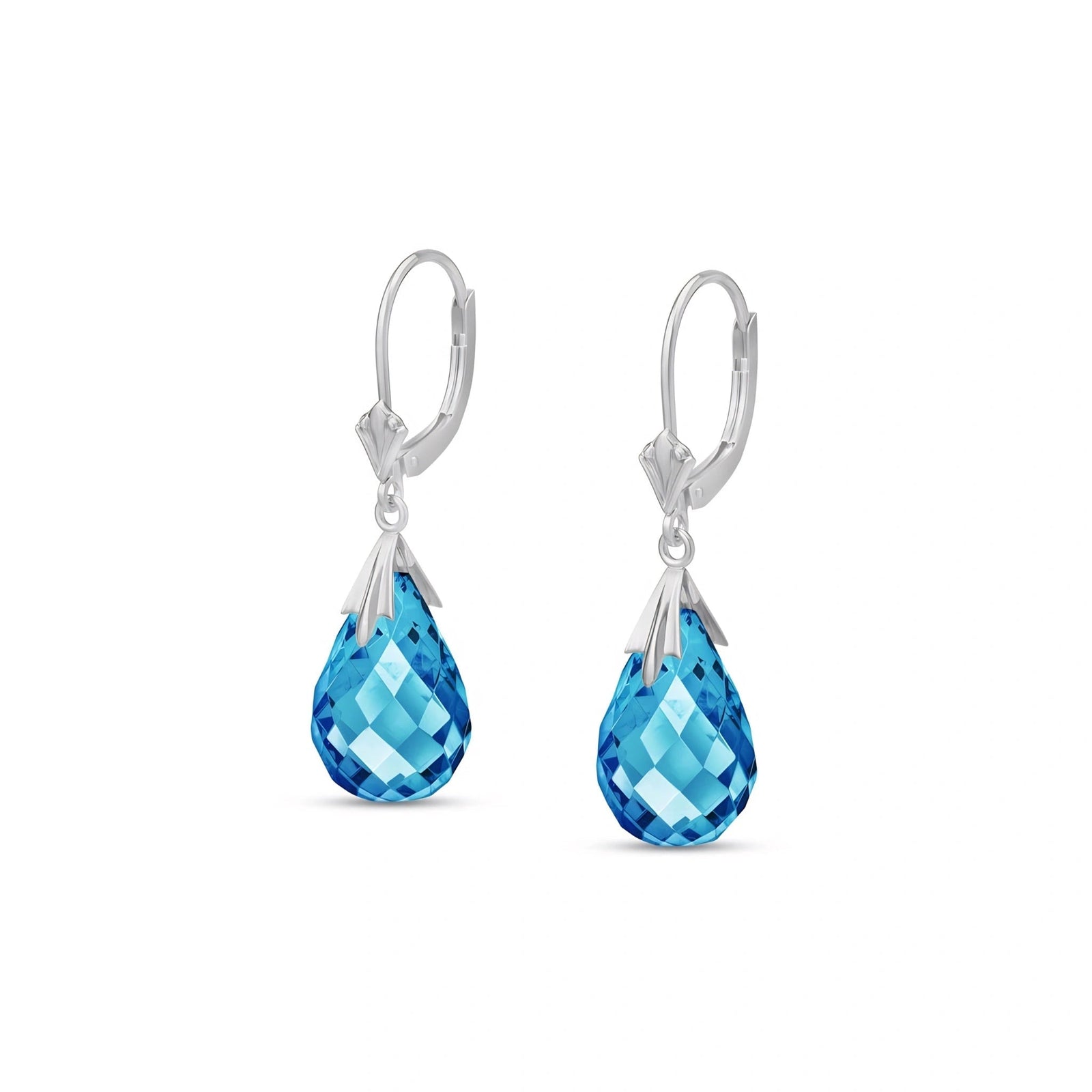 White Gold Blue Topaz — Mariaelvira