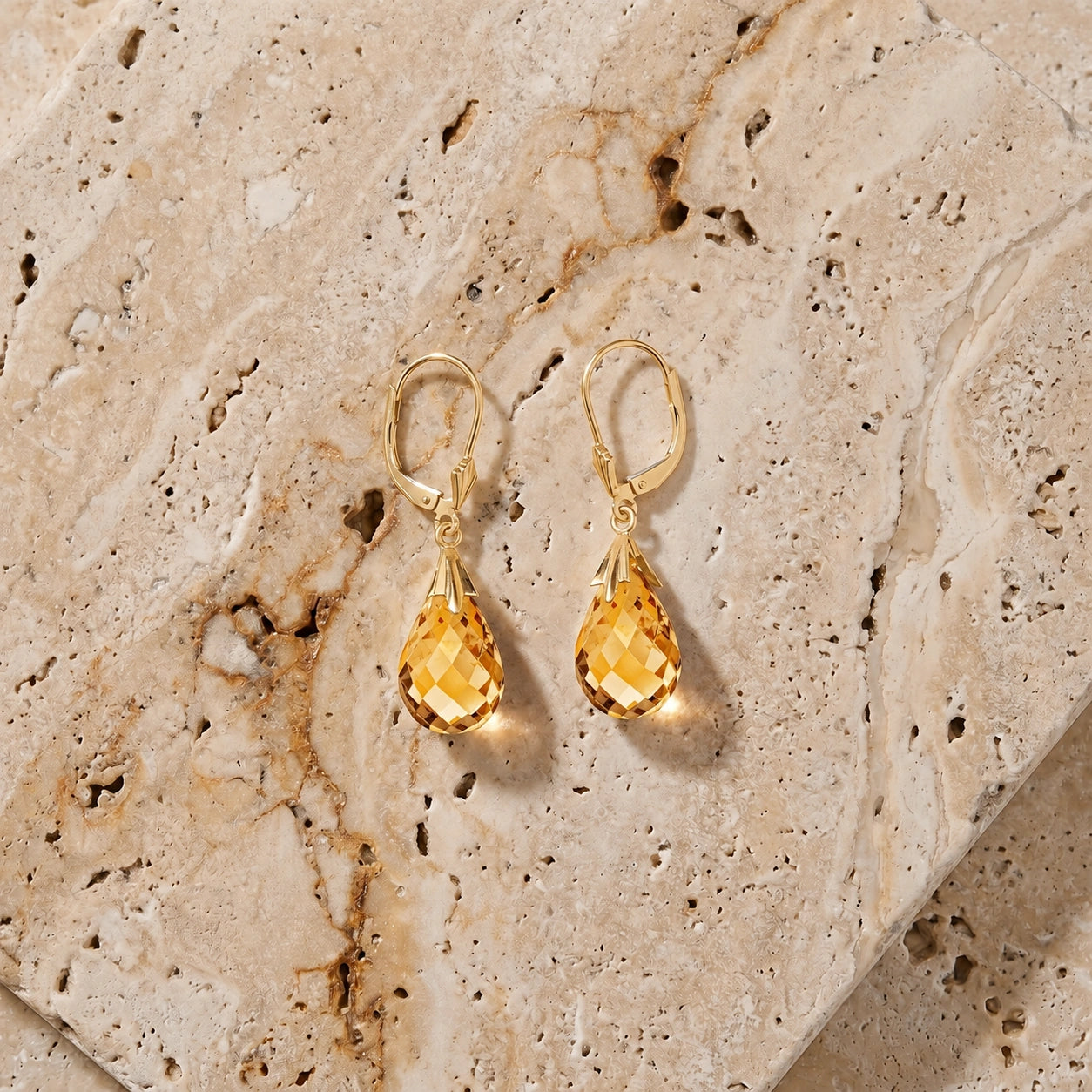 Yellow Gold Citrine — Mariaelvira