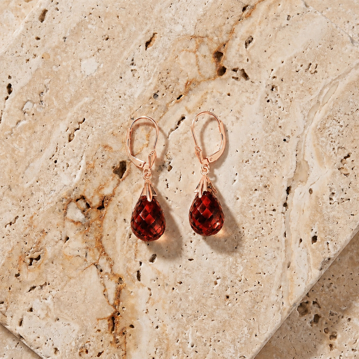 Rose Gold Garnet — Mariaelvira