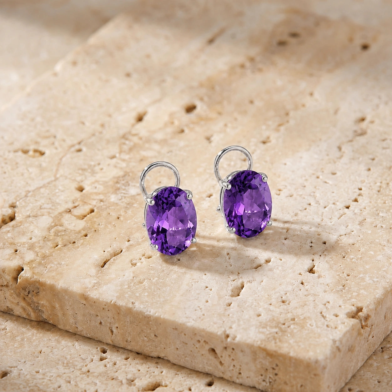 White Gold Amethyst — Mariaemanuela