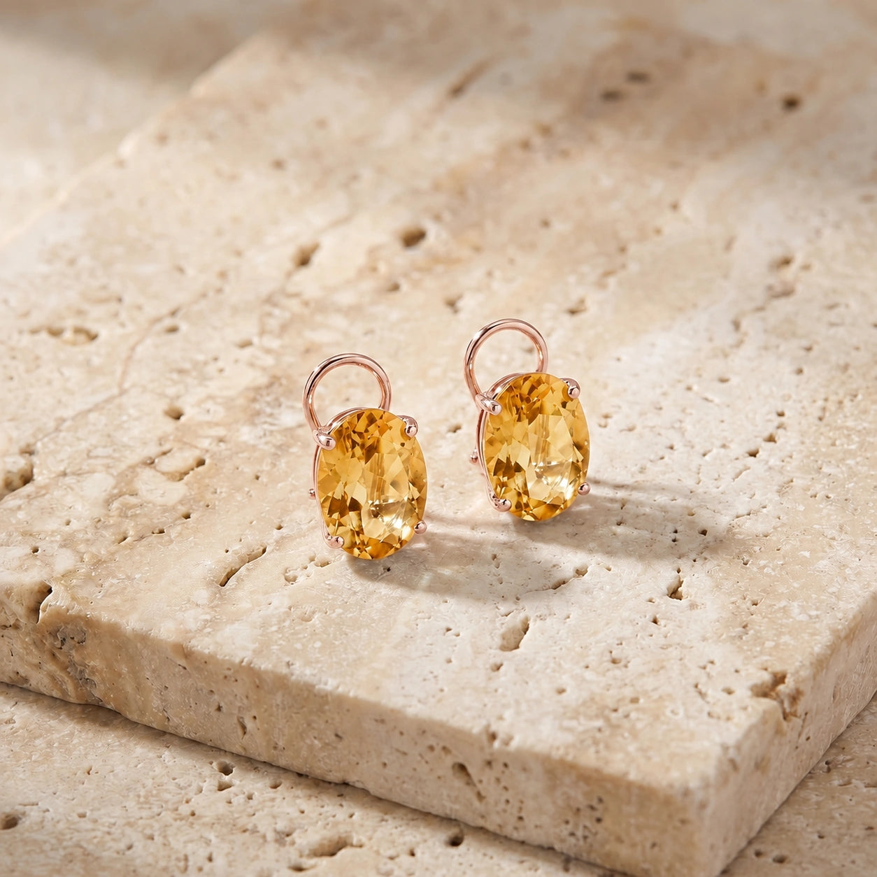 Rose Gold Citrine — Mariaemanuela