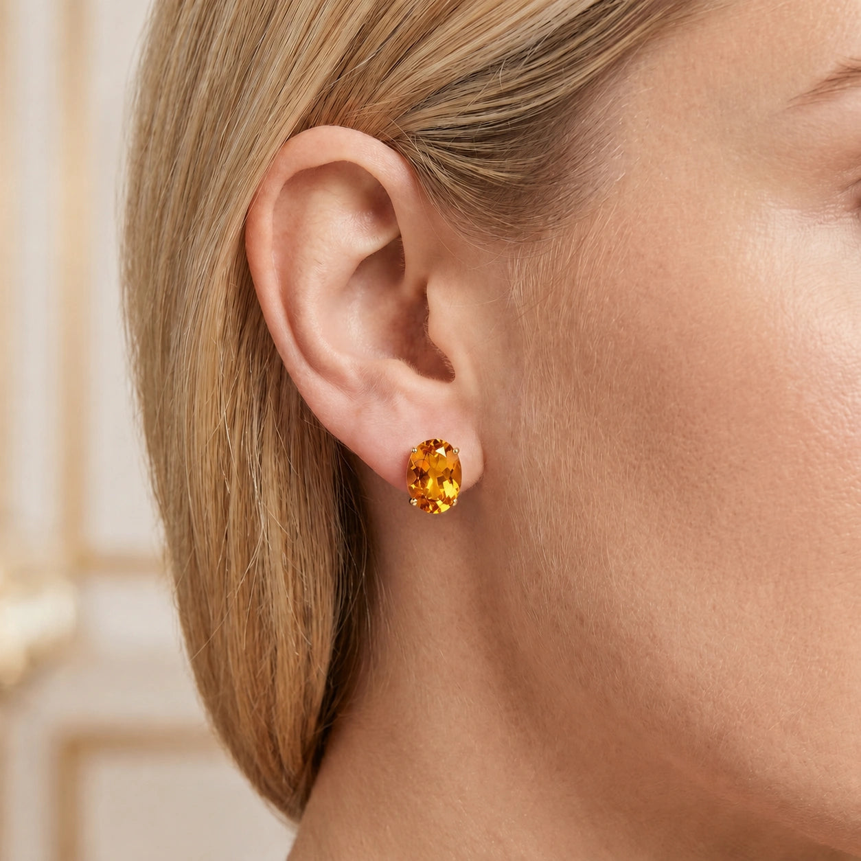 Yellow Gold Citrine — Mariaemanuela