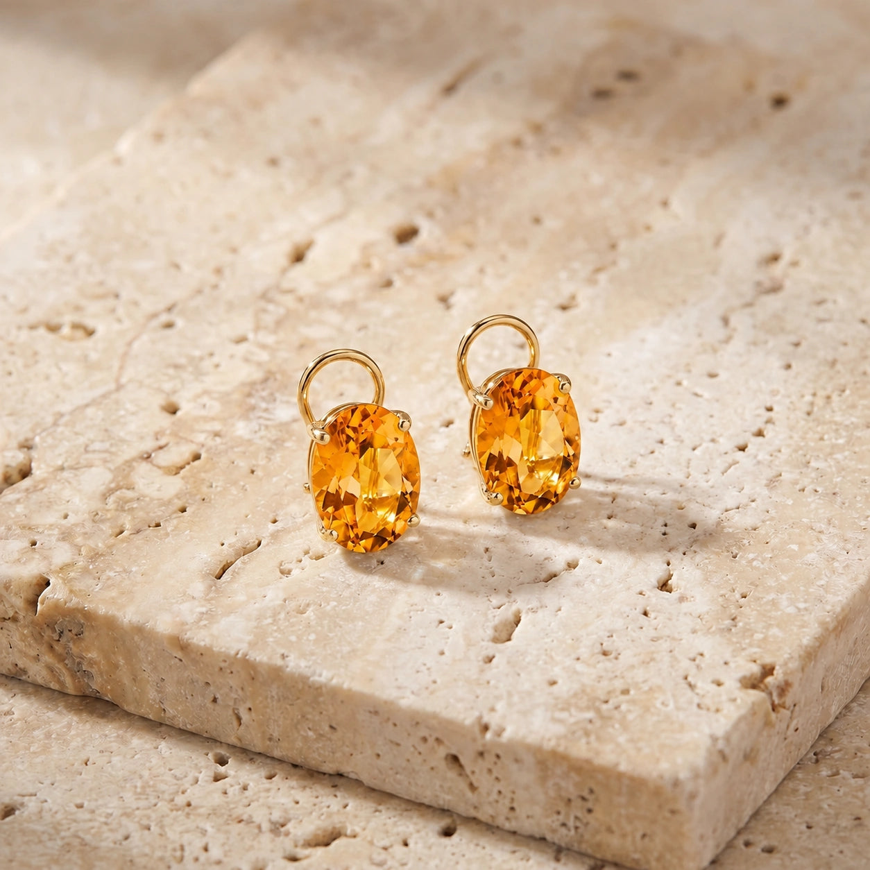 Yellow Gold Citrine — Mariaemanuela