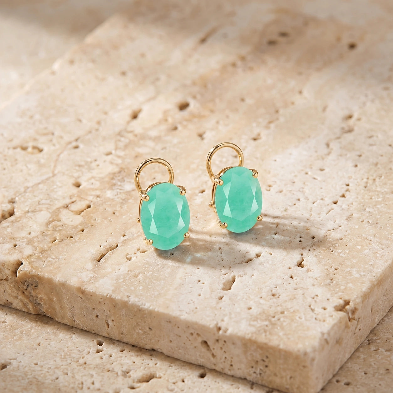 Yellow Gold Emerald — Mariaemanuela