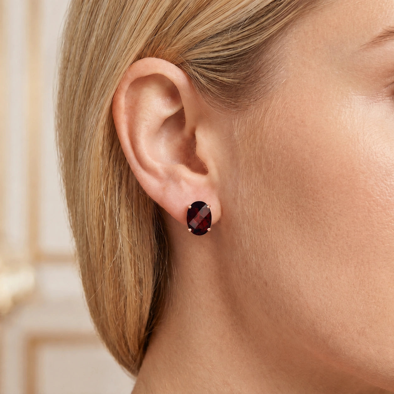 Rose Gold Garnet — Mariaemanuela