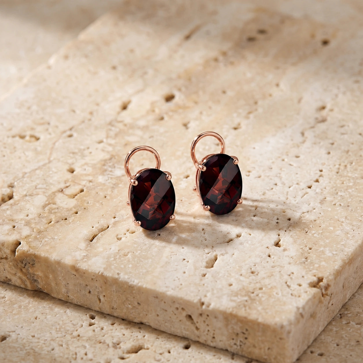 Rose Gold Garnet — Mariaemanuela