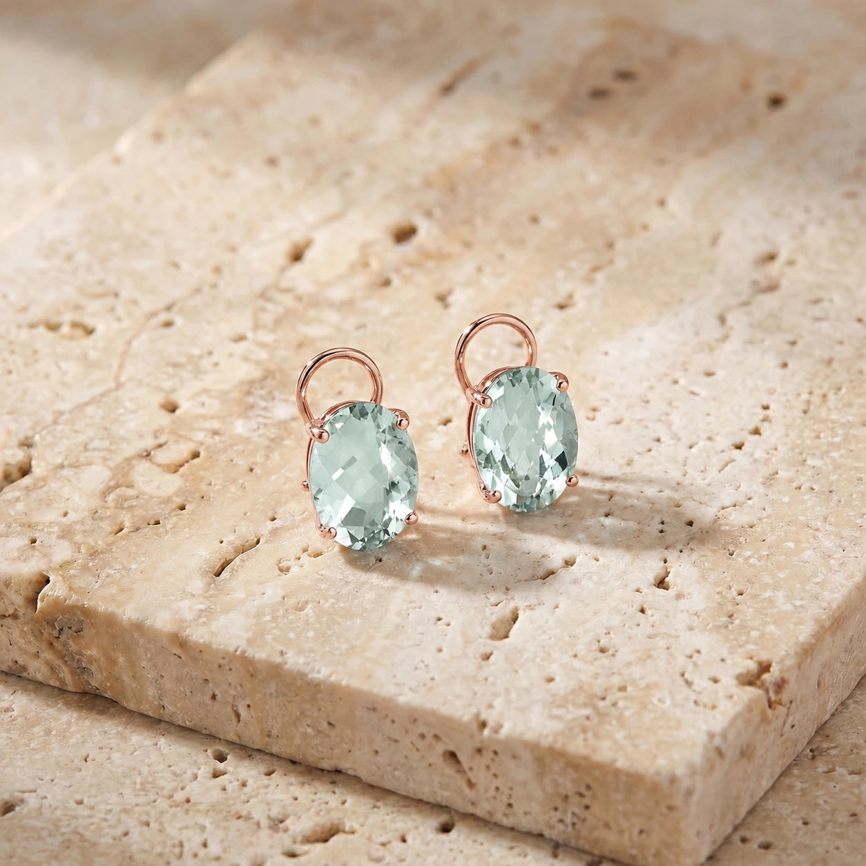 Rose Gold Green Amethyst — Mariaemanuela