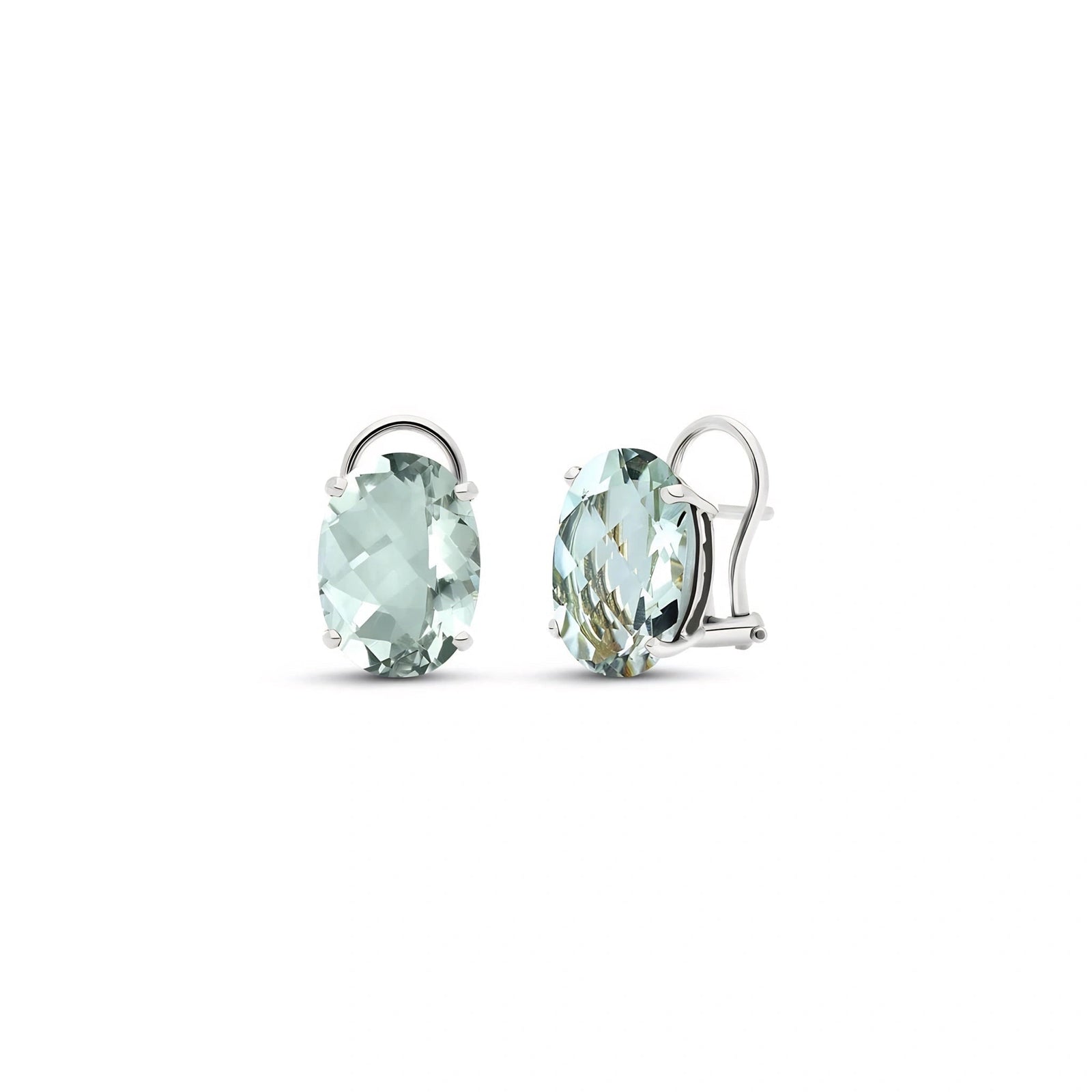 White Gold Green Amethyst — Mariaemanuela