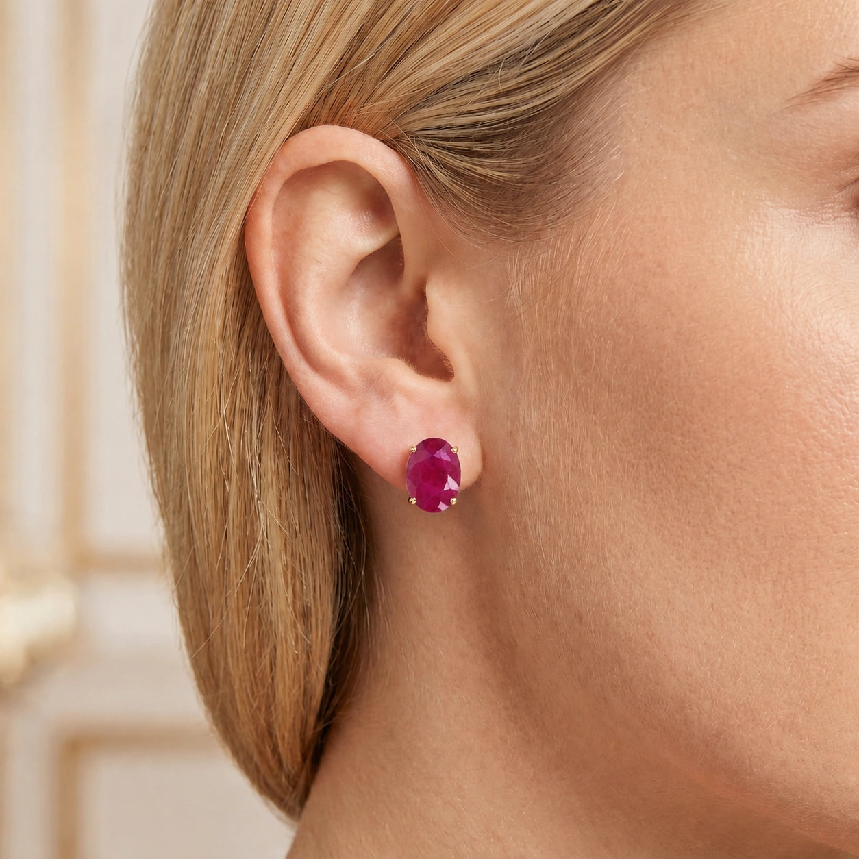 Yellow Gold Ruby — Mariaemanuela
