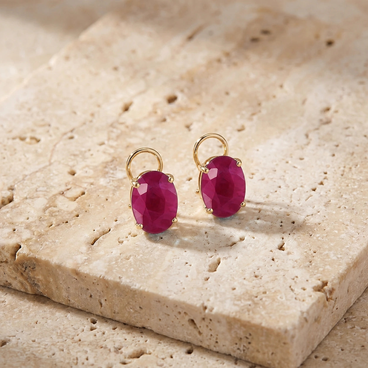Yellow Gold Ruby — Mariaemanuela