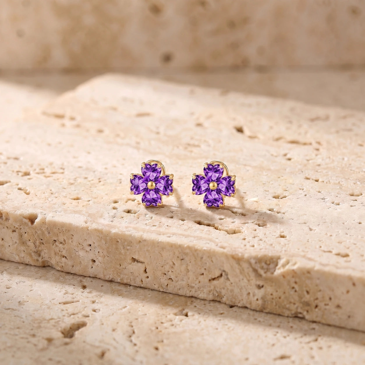 Yellow Gold Amethyst — Mariaemerenziana