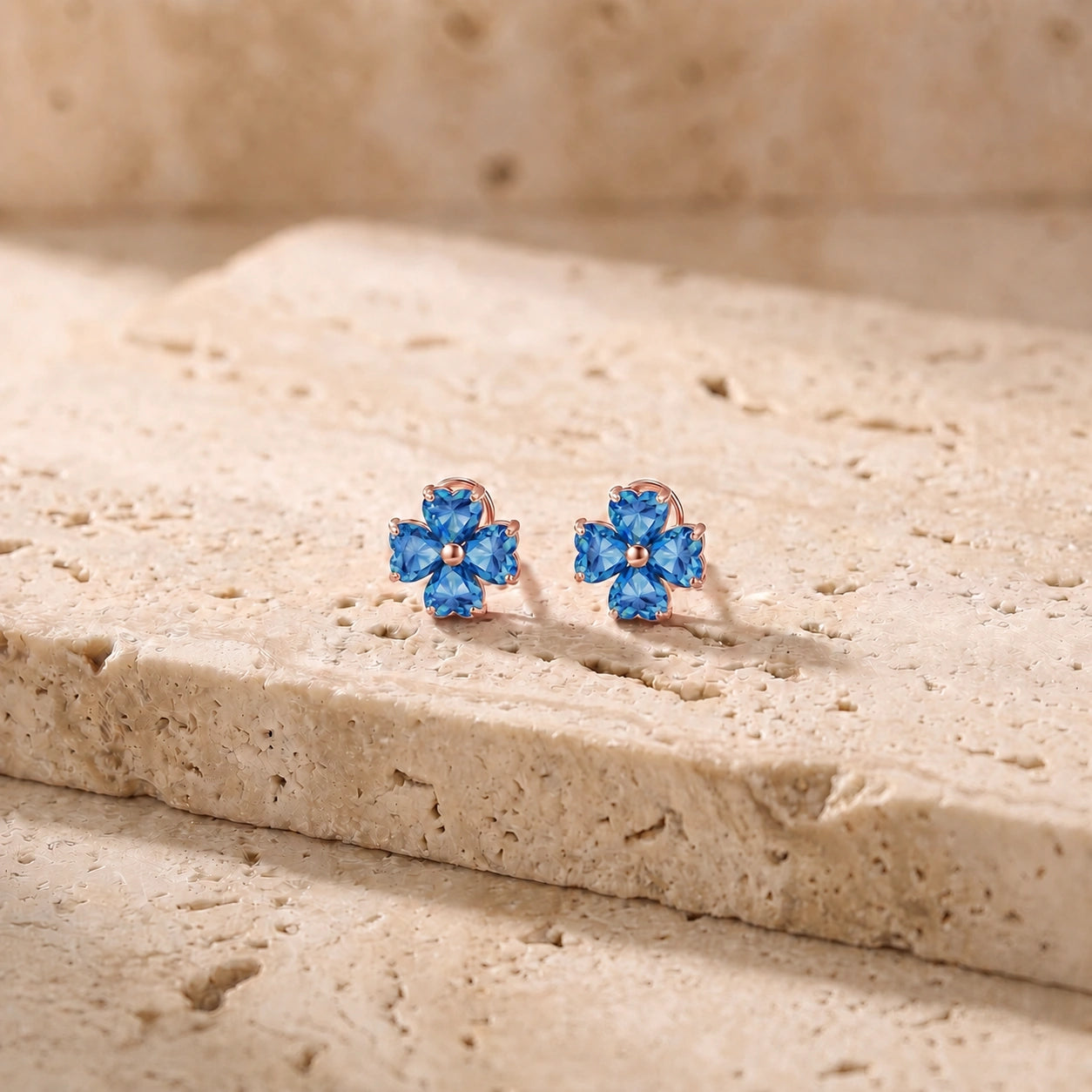 Rose Gold Blue Topaz — Mariaemerenziana