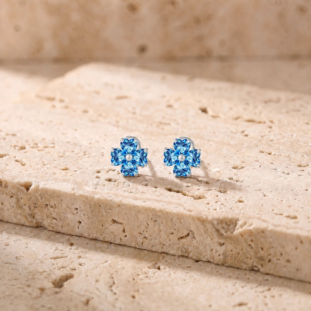 White Gold Blue Topaz — Mariaemerenziana