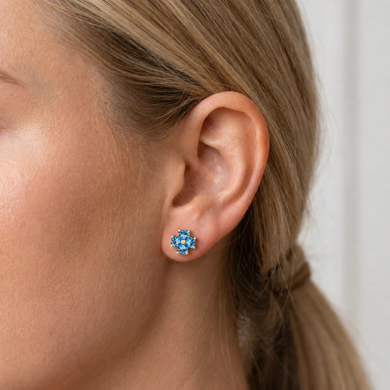 Yellow Gold Blue Topaz — Mariaemerenziana