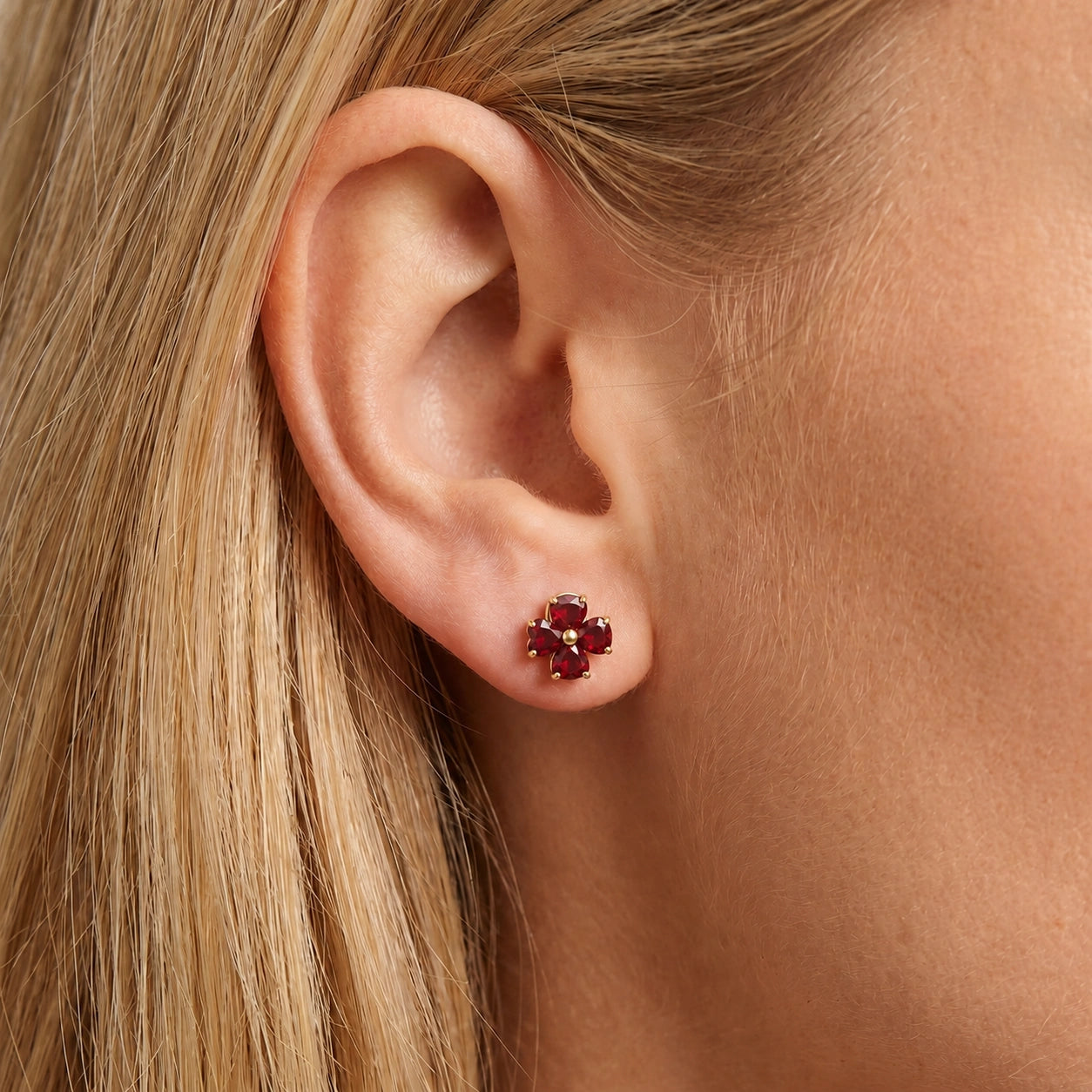 Yellow Gold Garnet — Mariaemerenziana