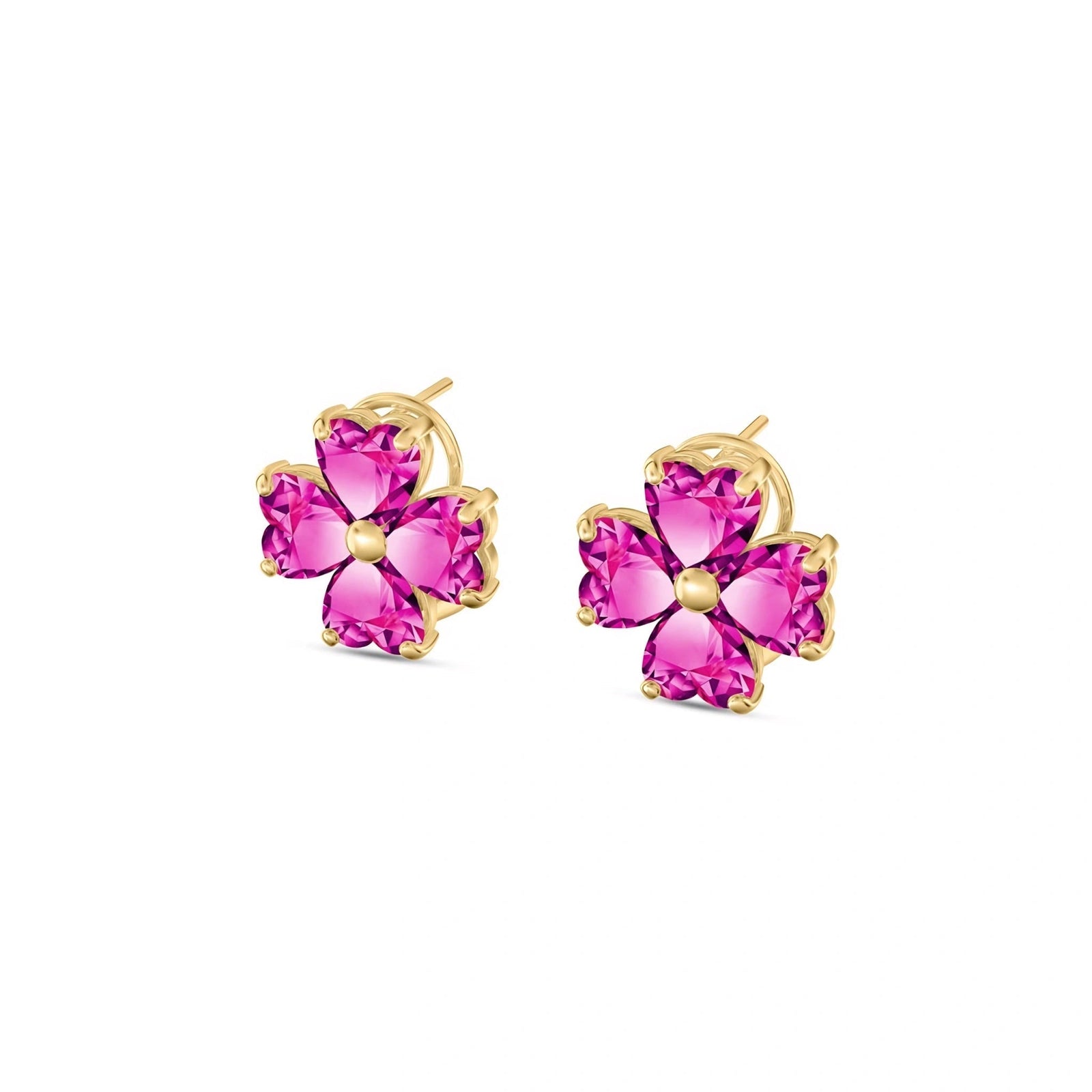 Yellow Gold Pink Topaz — Mariaemerenziana