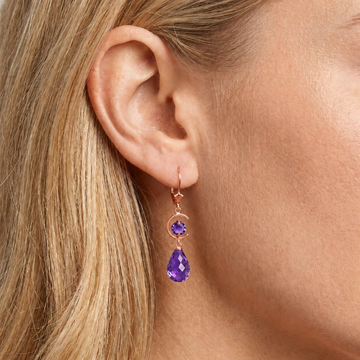 Rose Gold Amethyst — Mariaemma
