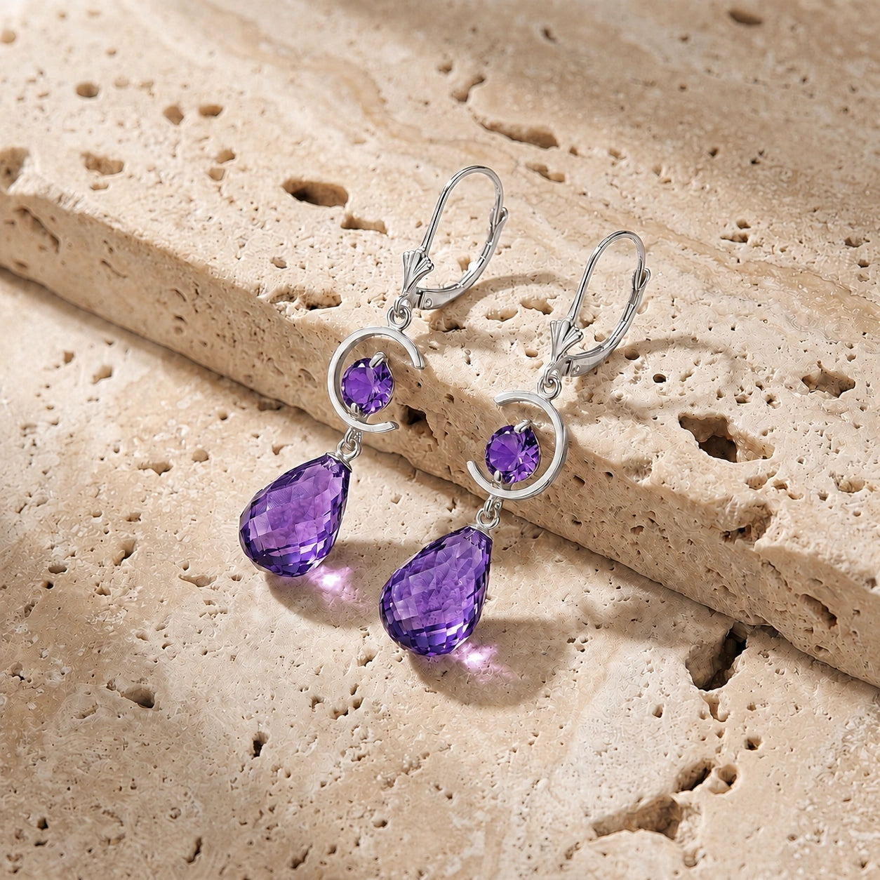 White Gold Amethyst — Mariaemma