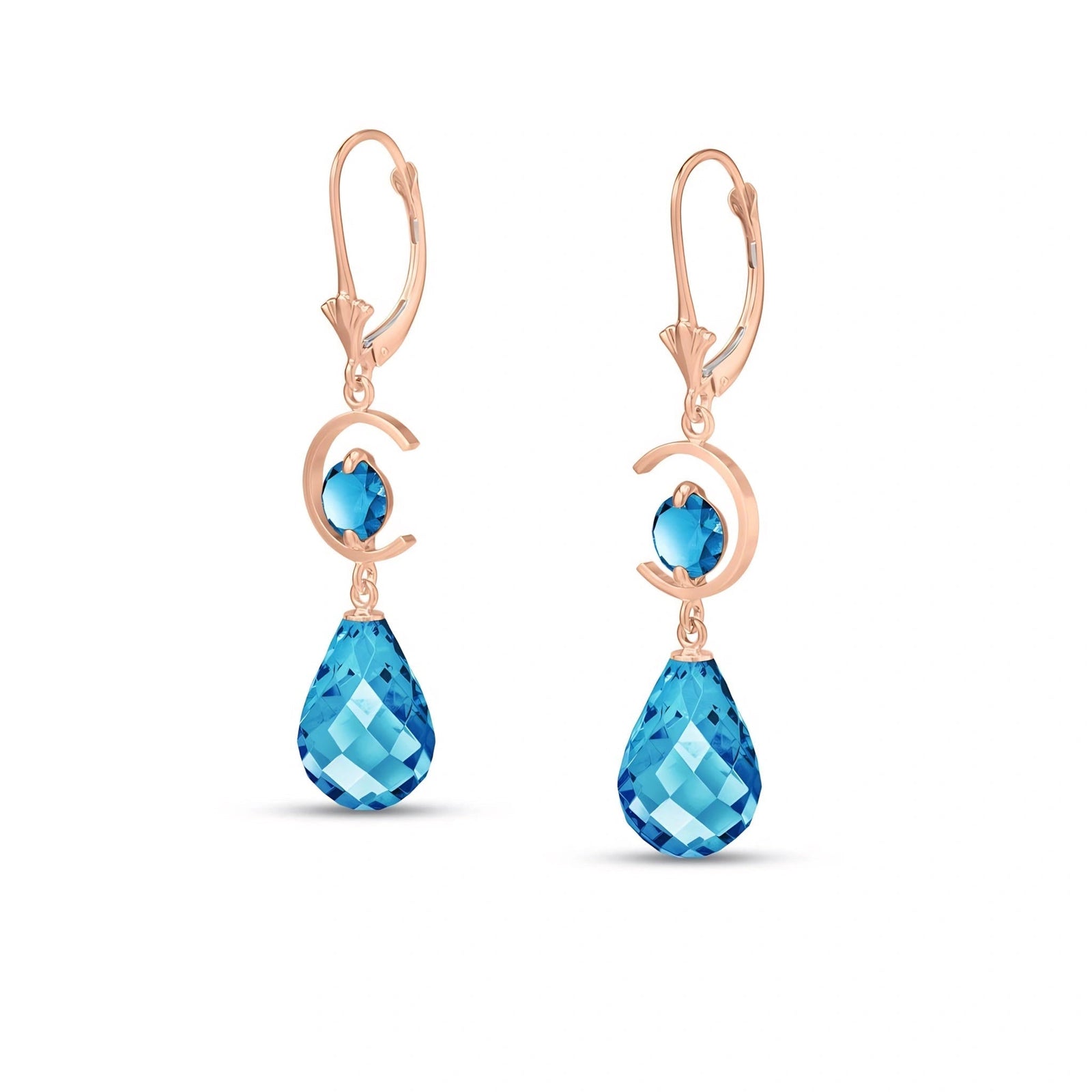 Rose Gold Blue Topaz — Mariaemma