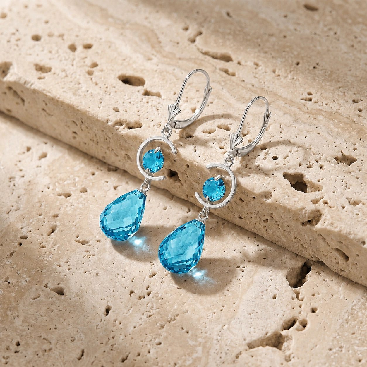 White Gold Blue Topaz — Mariaemma