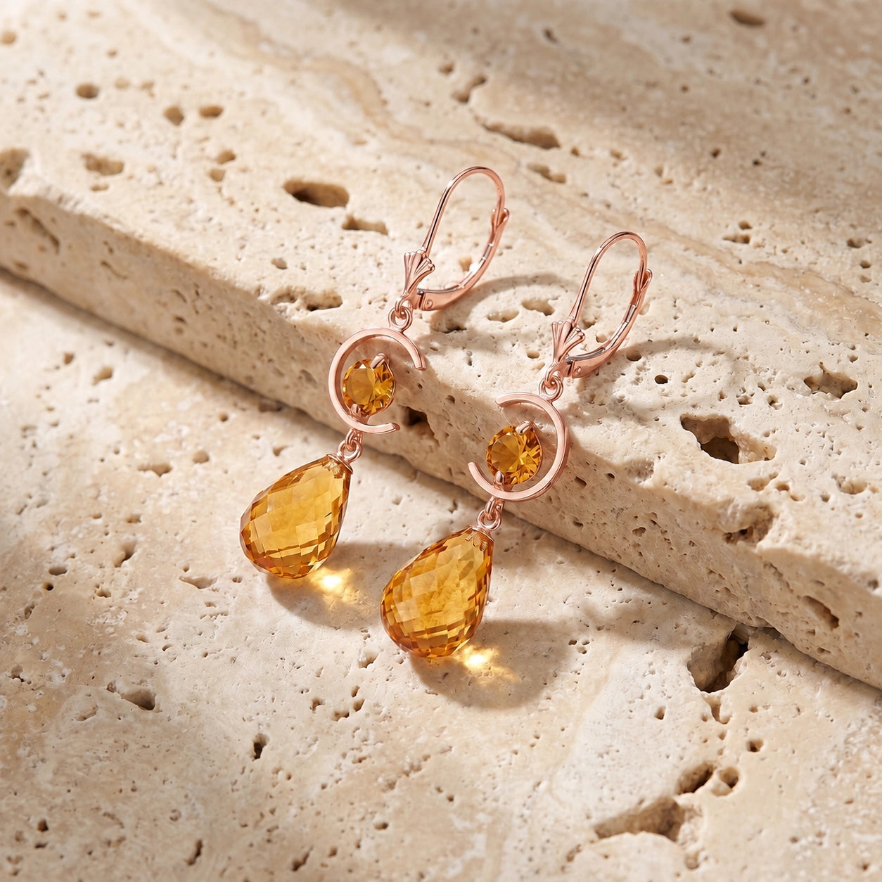 Rose Gold Citrine — Mariaemma