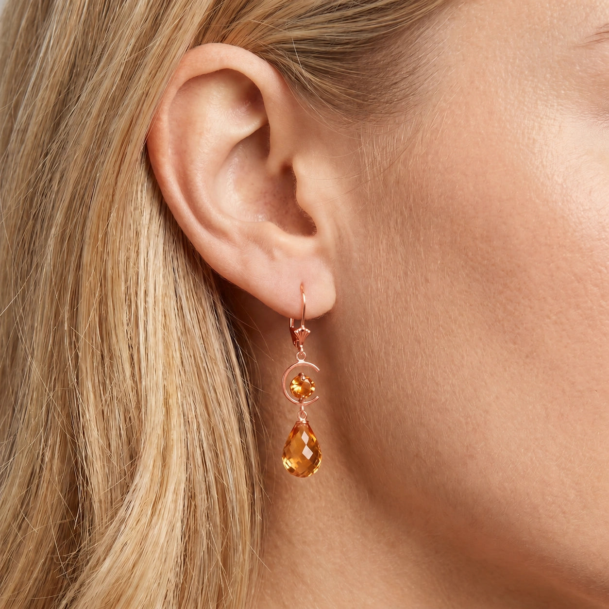 Rose Gold Citrine — Mariaemma