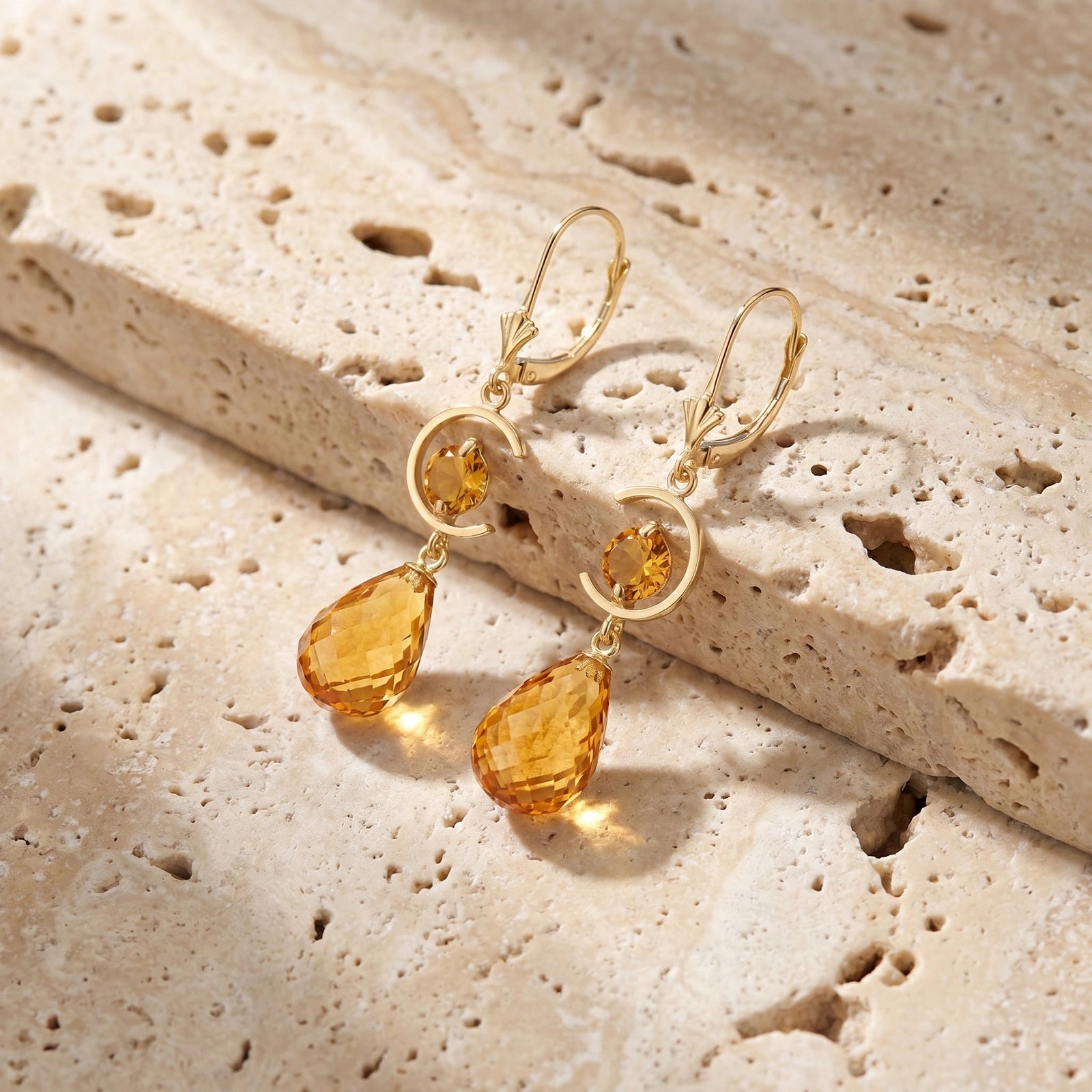 Yellow Gold Citrine — Mariaemma