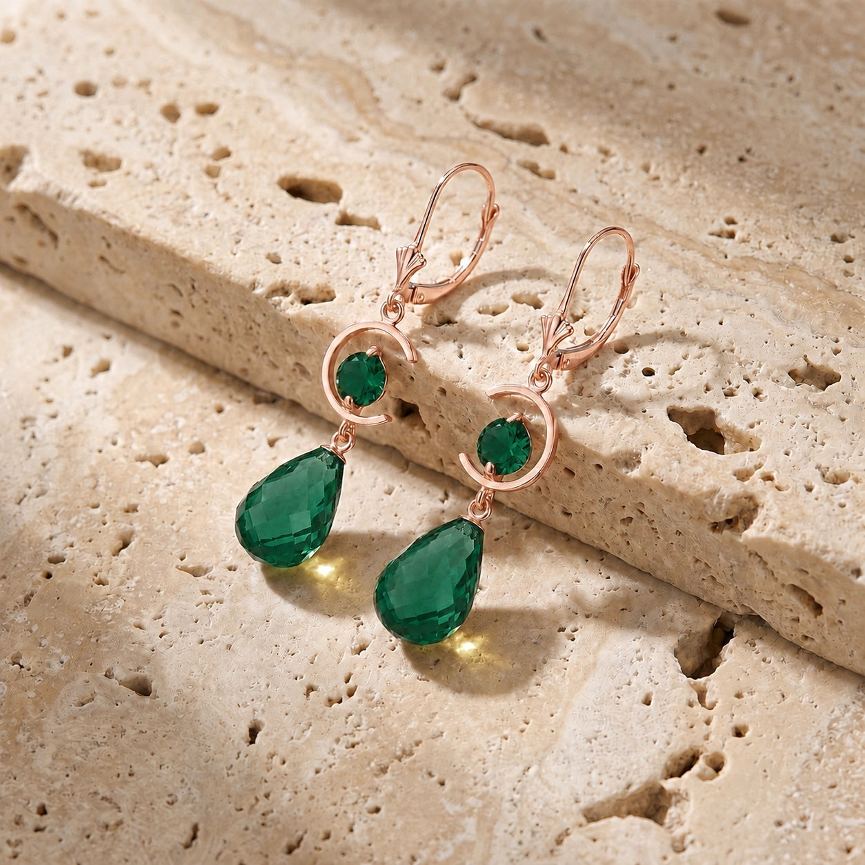 Rose Gold Emerald — Mariaemma